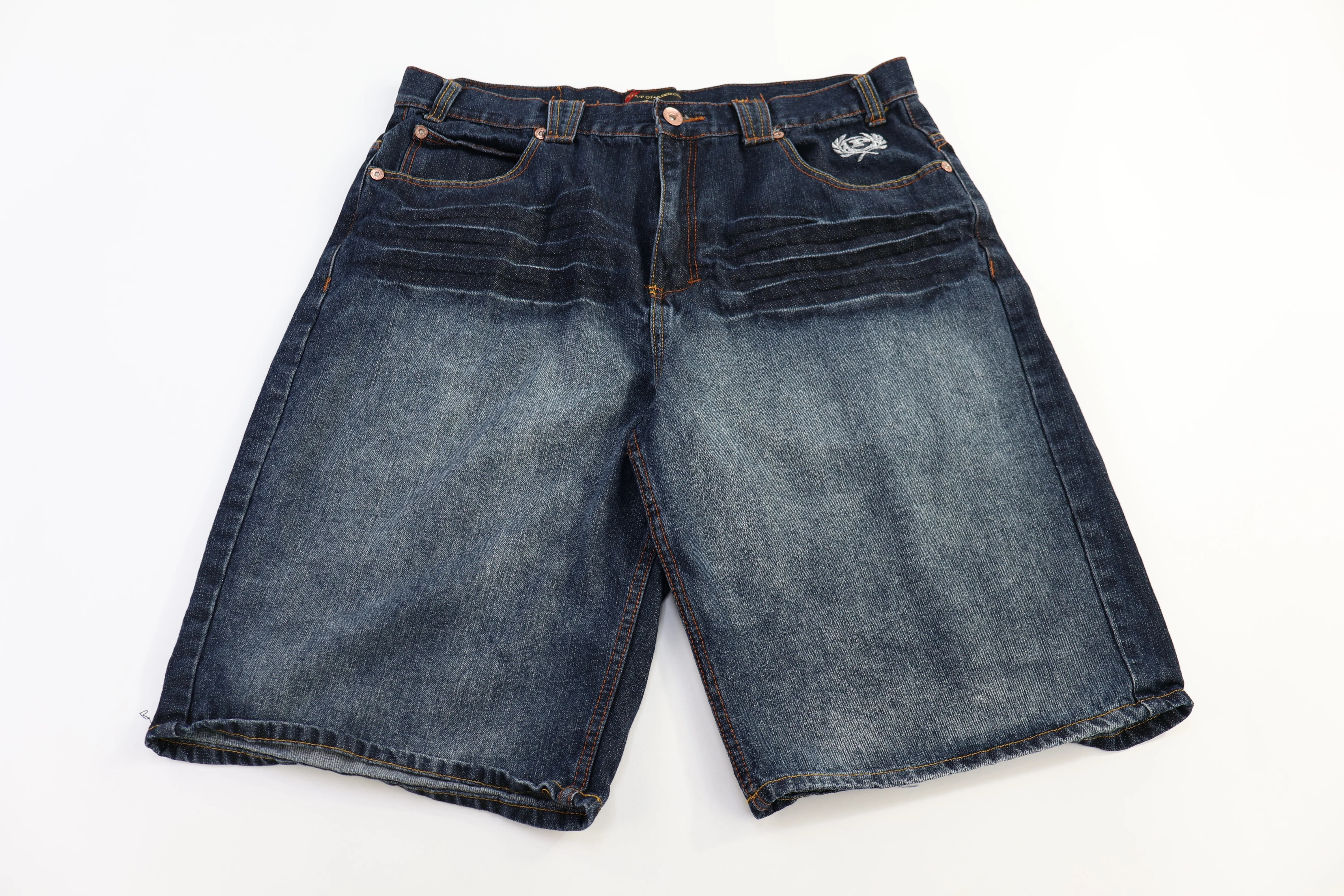 Phat Classics Dark Wash Denim Shorts
