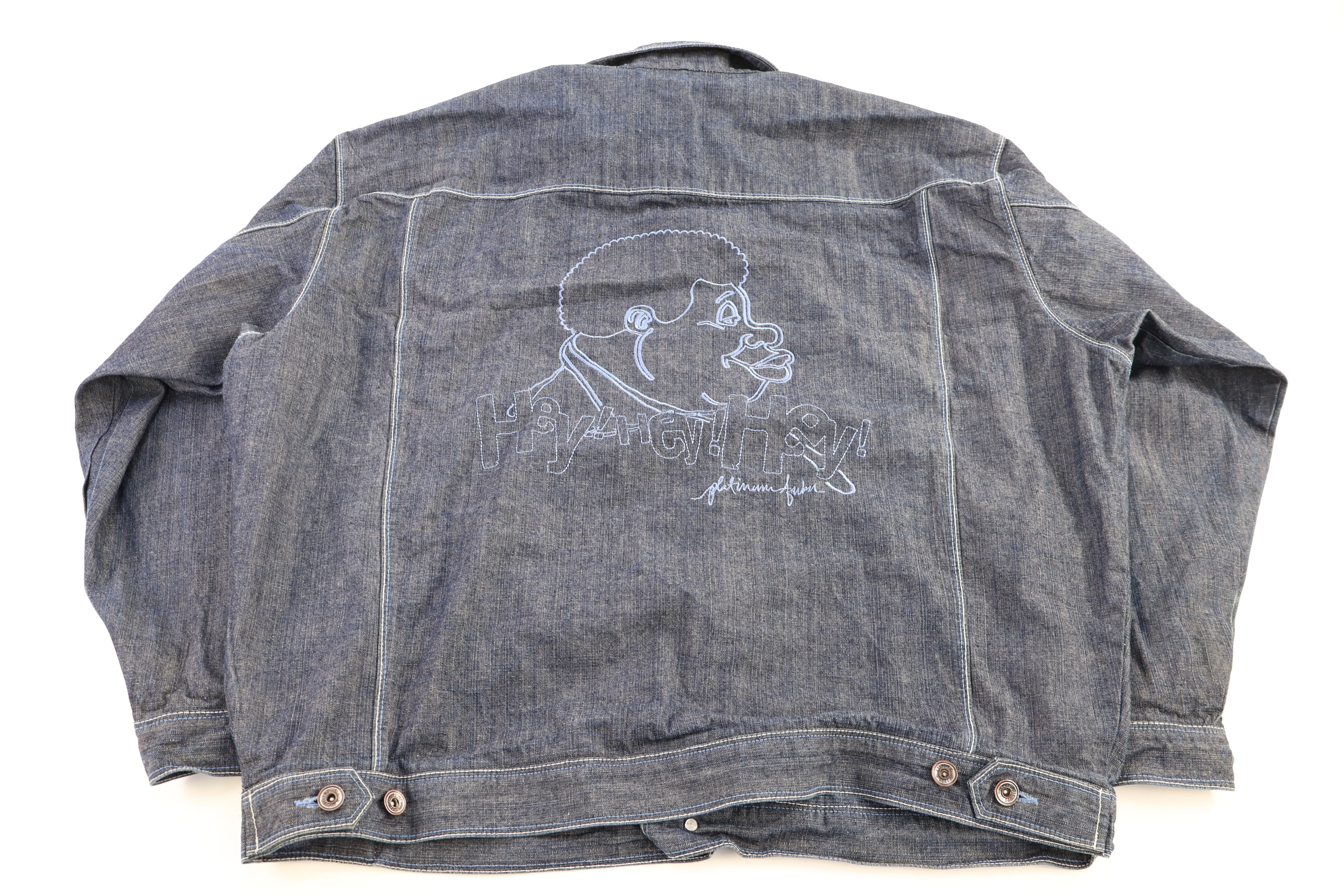 Platinum Fubu Dark Wash Denim Jacket - Image 2