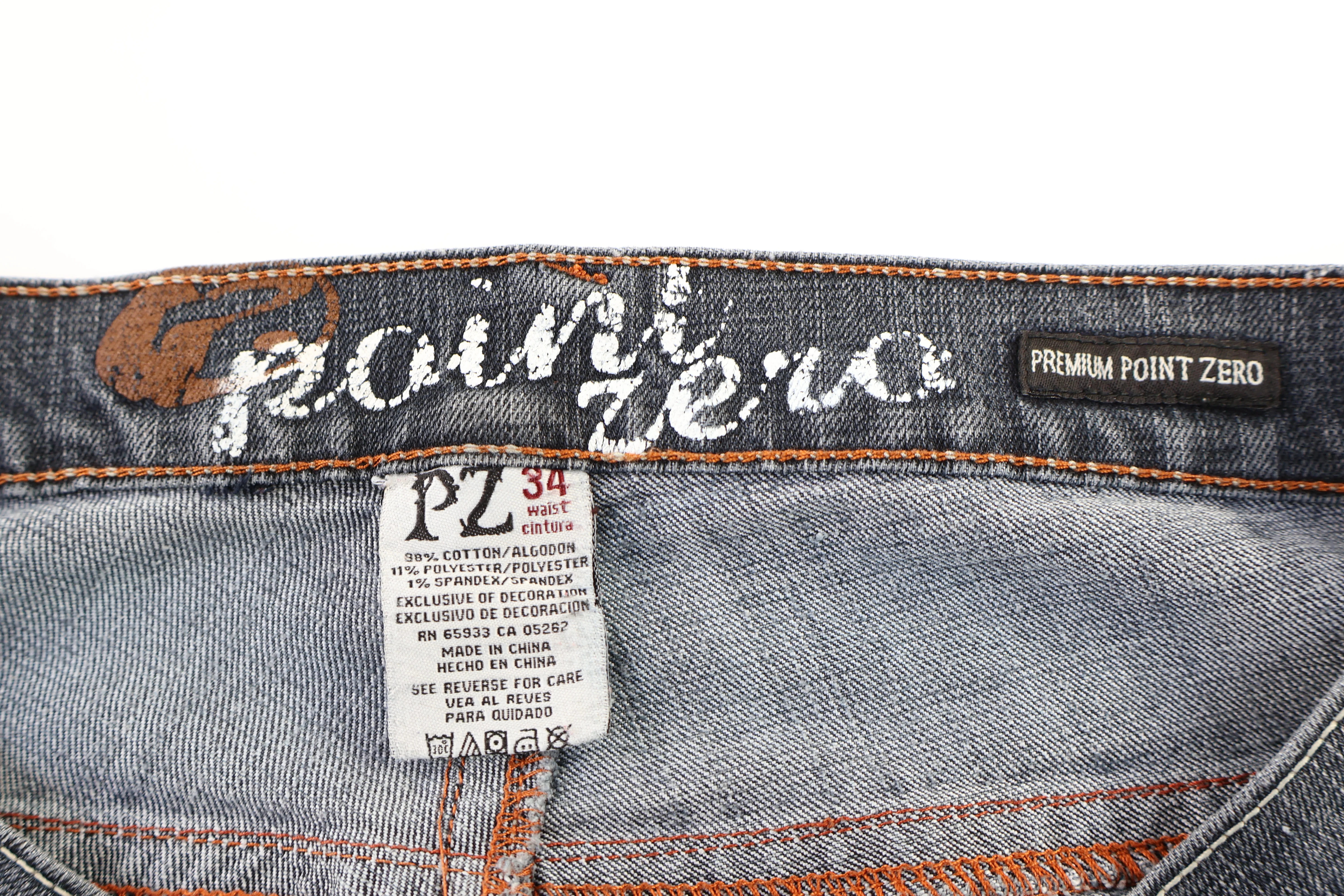 Point Zero Medium Wash Denim Jeans - Image 4
