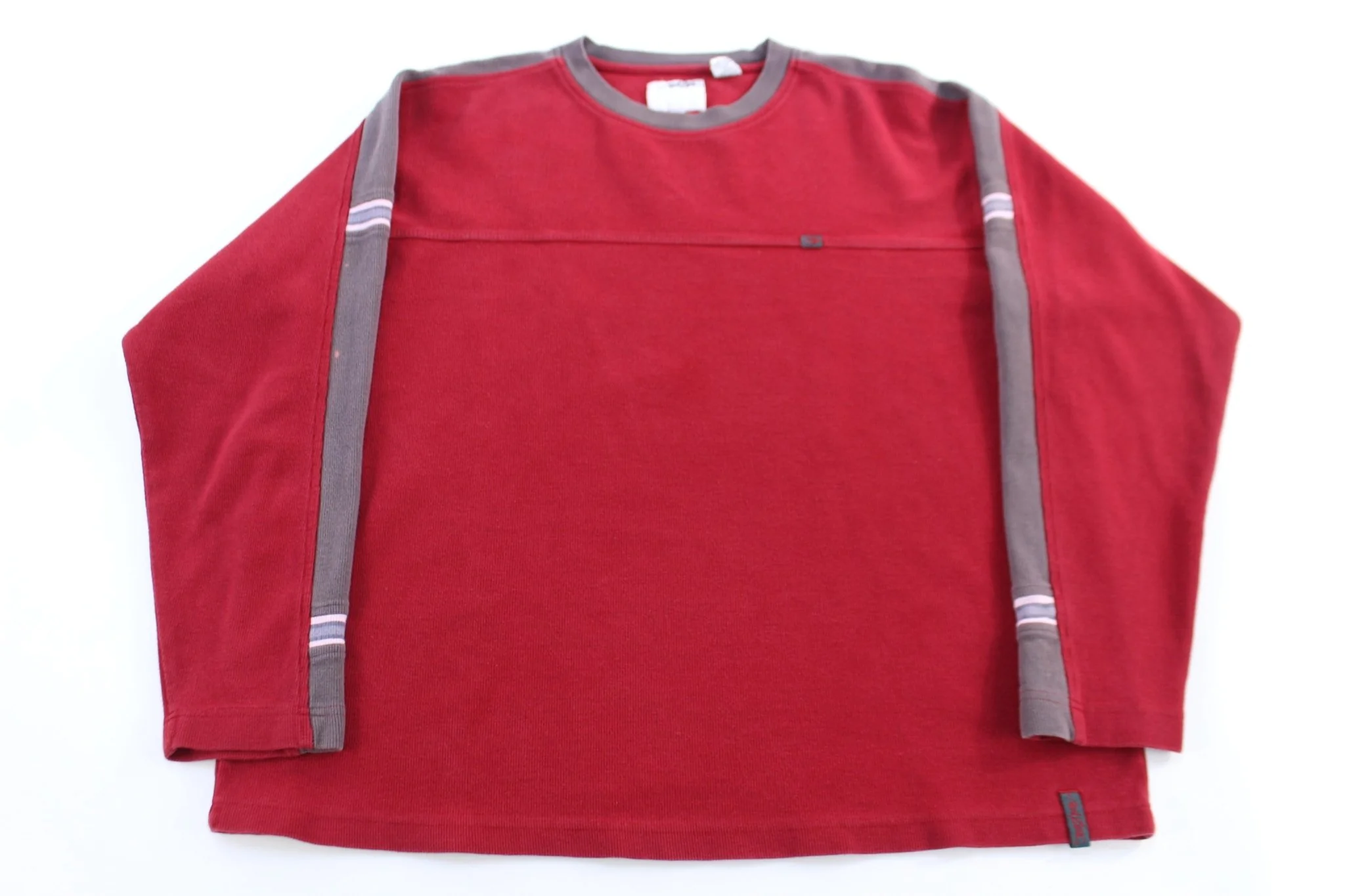 Point Zero Red & Grey LS T-shirt