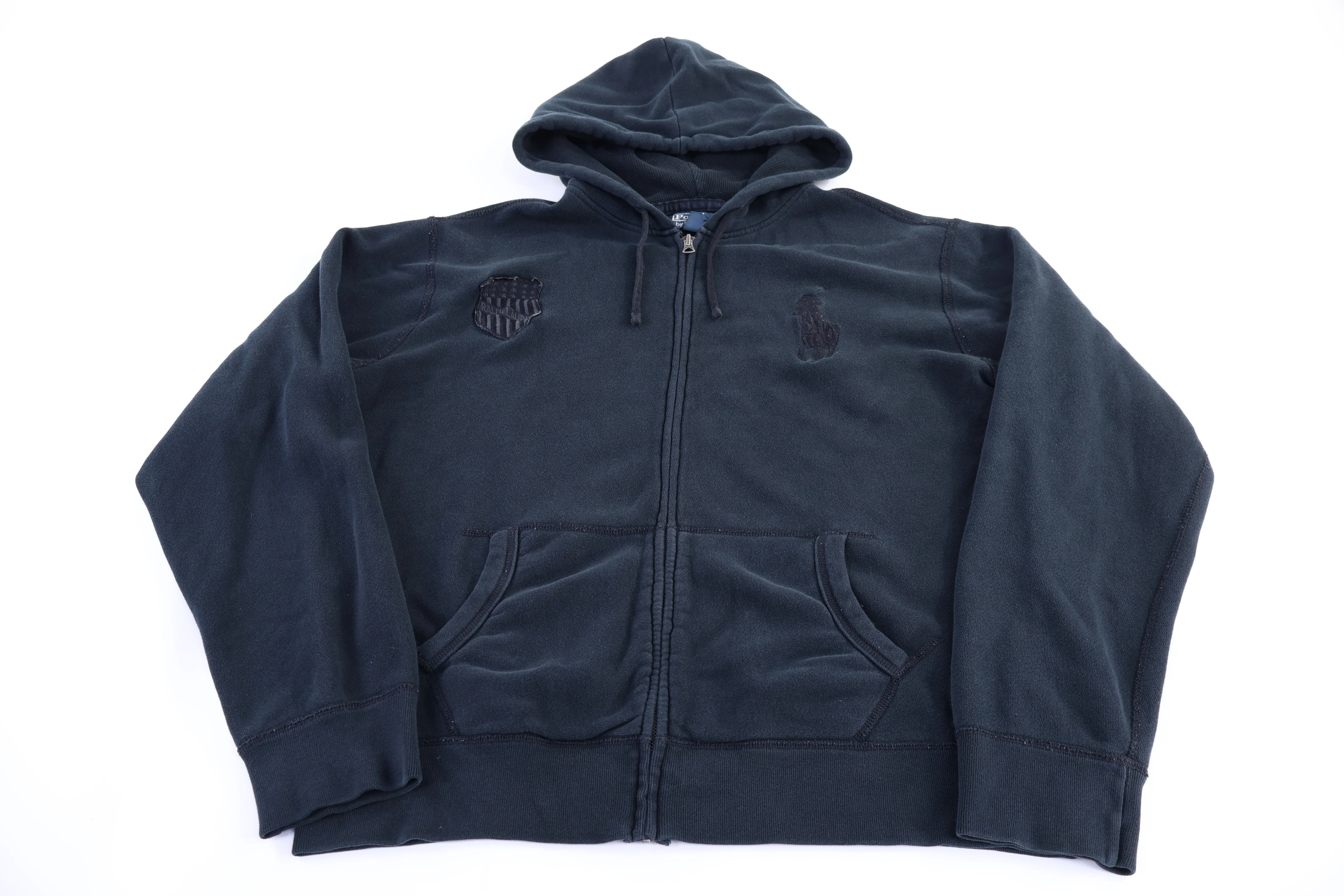 Polo by Ralph Lauren Black Full Zip Hoodie