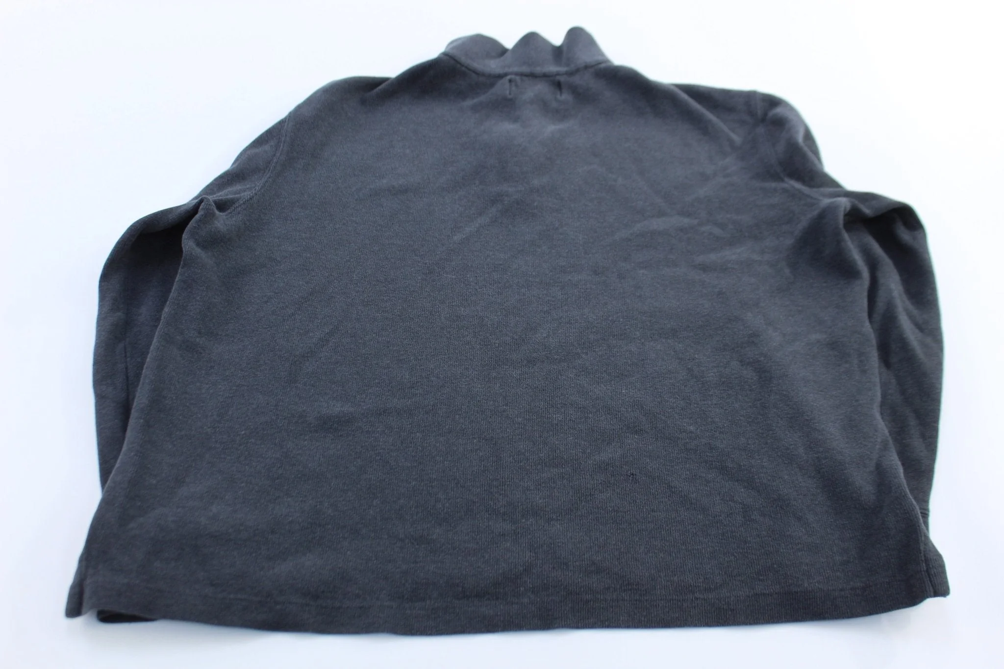 Polo by Ralph Lauren Dark Grey Quarter Zip Sweater - Image 2