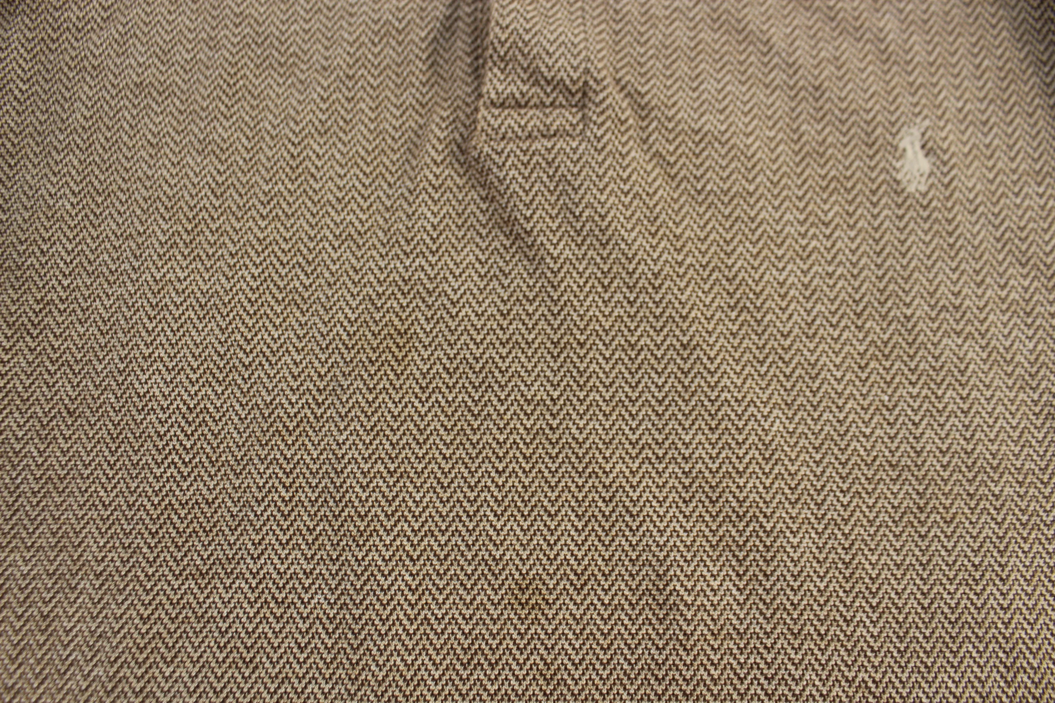 Polo by Ralph Lauren Embroidered Logo Beige LS Button Up - Image 3