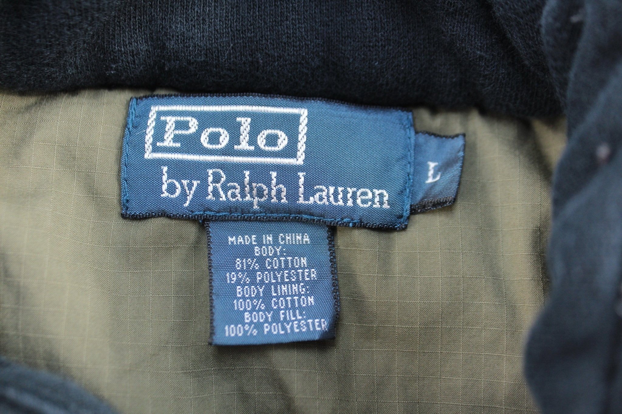 Polo by Ralph Lauren Embroidered Logo Black Puffer Vest - Image 3