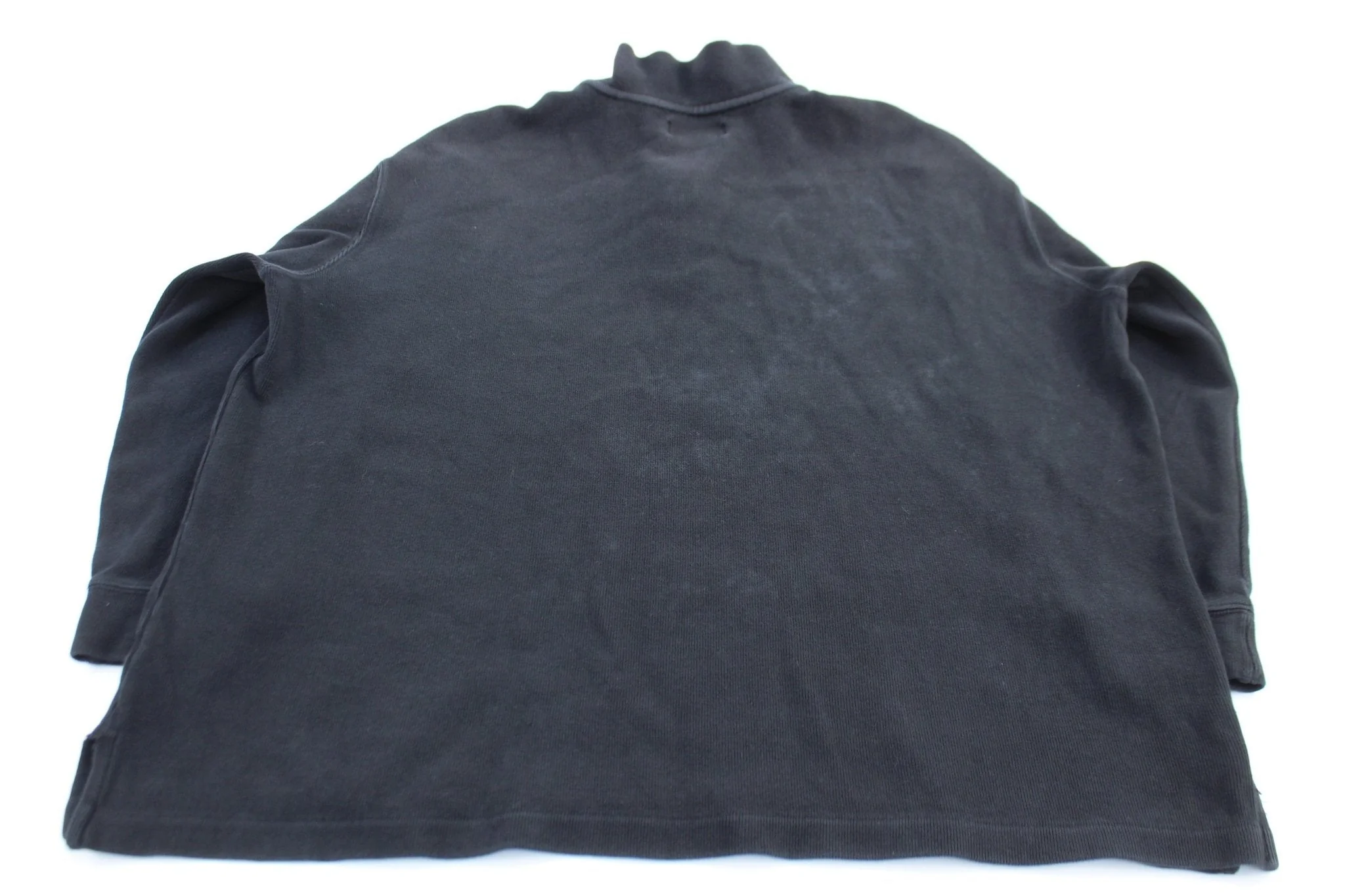 Polo by Ralph Lauren Embroidered Logo Black Quarter Zip Sweater - Image 2