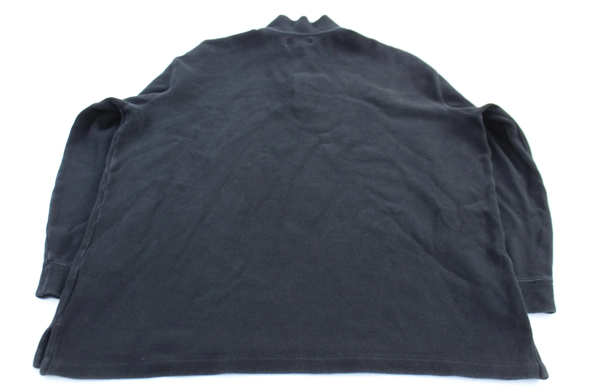Polo by Ralph Lauren Embroidered Logo Black Quarter Zip Sweater - Image 2