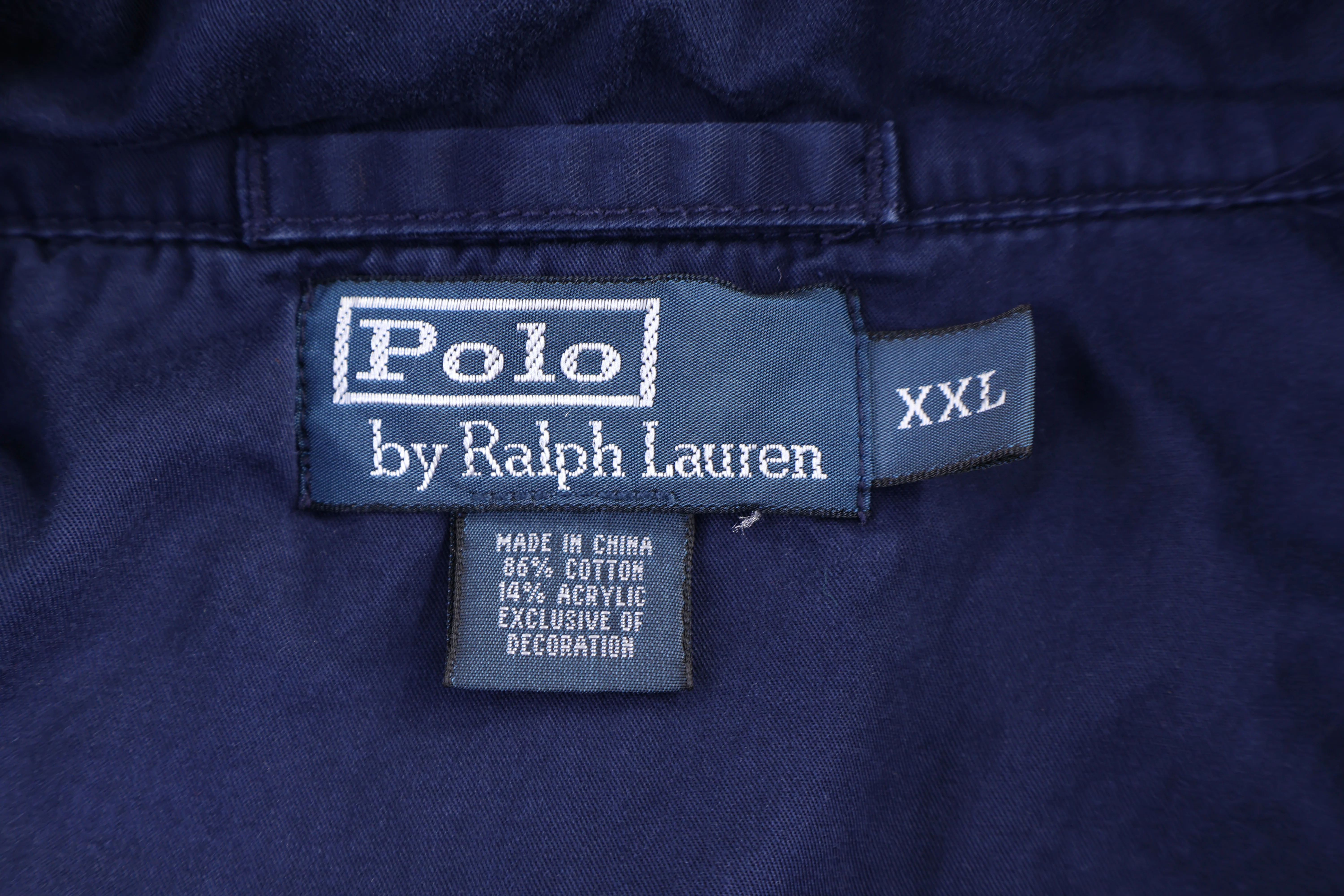 Polo by Ralph Lauren Embroidered Logo Blue Full Zip Jacket - Image 4
