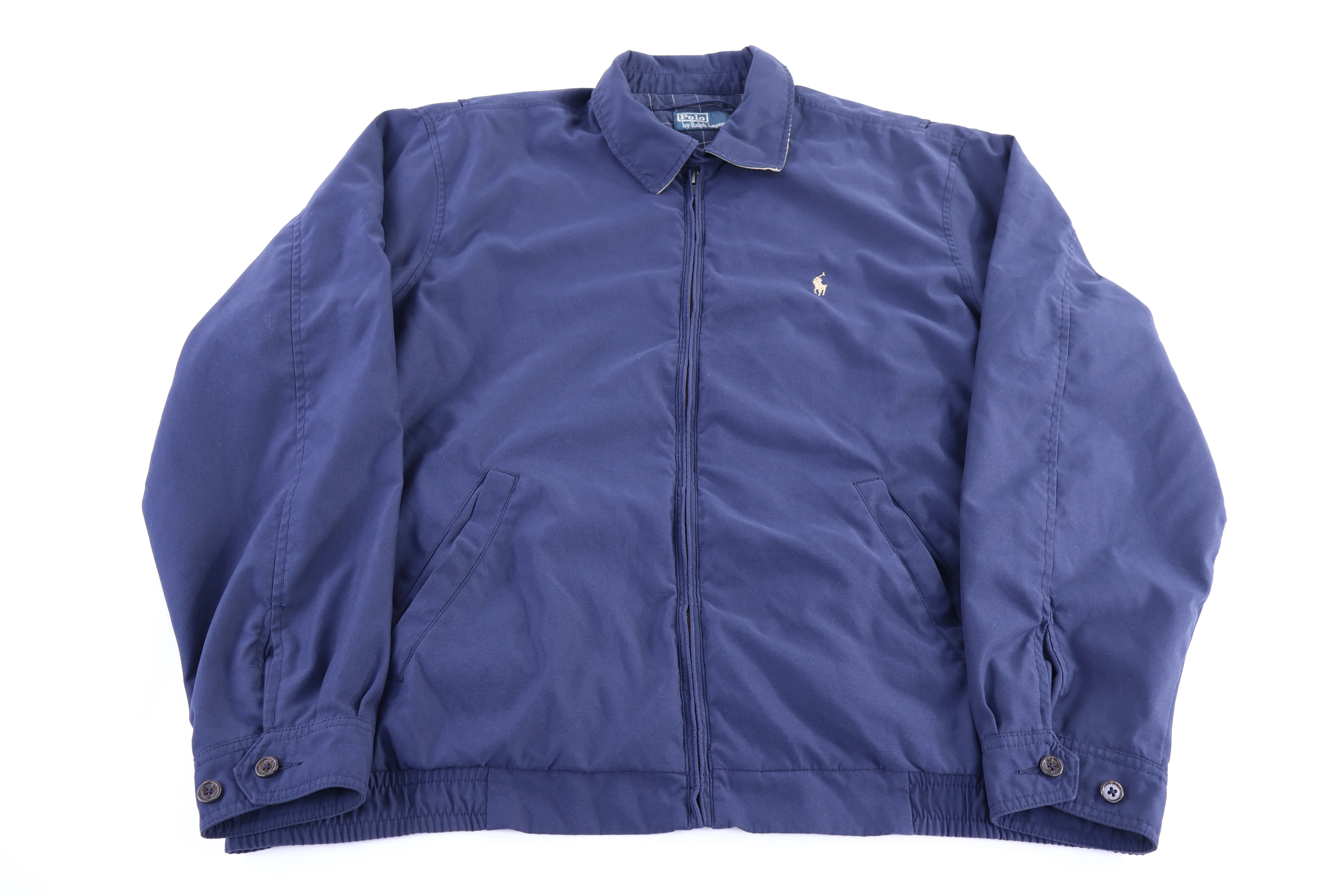 Polo by Ralph Lauren Embroidered Logo Blue Full Zip Jacket