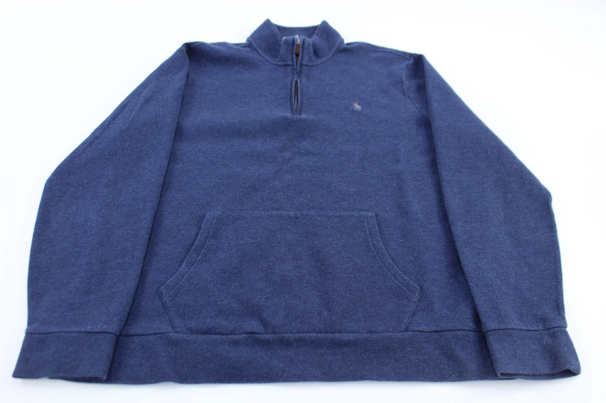 Polo by Ralph Lauren Embroidered Logo Blue Pullover Sweater