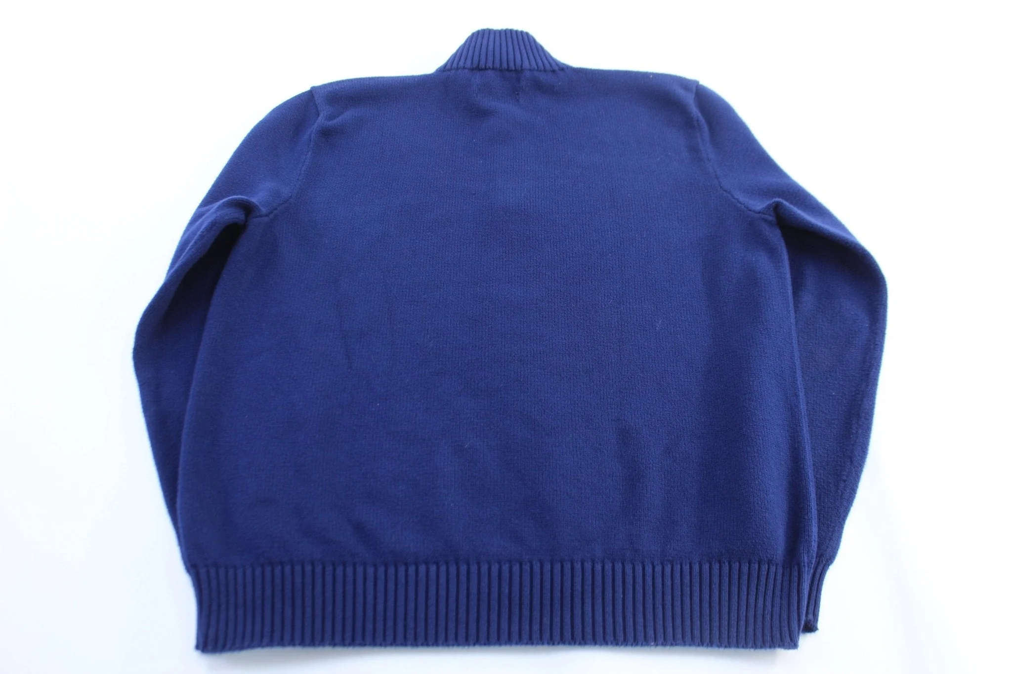 Polo by Ralph Lauren Embroidered Logo Blue Pullover Sweater - Image 2