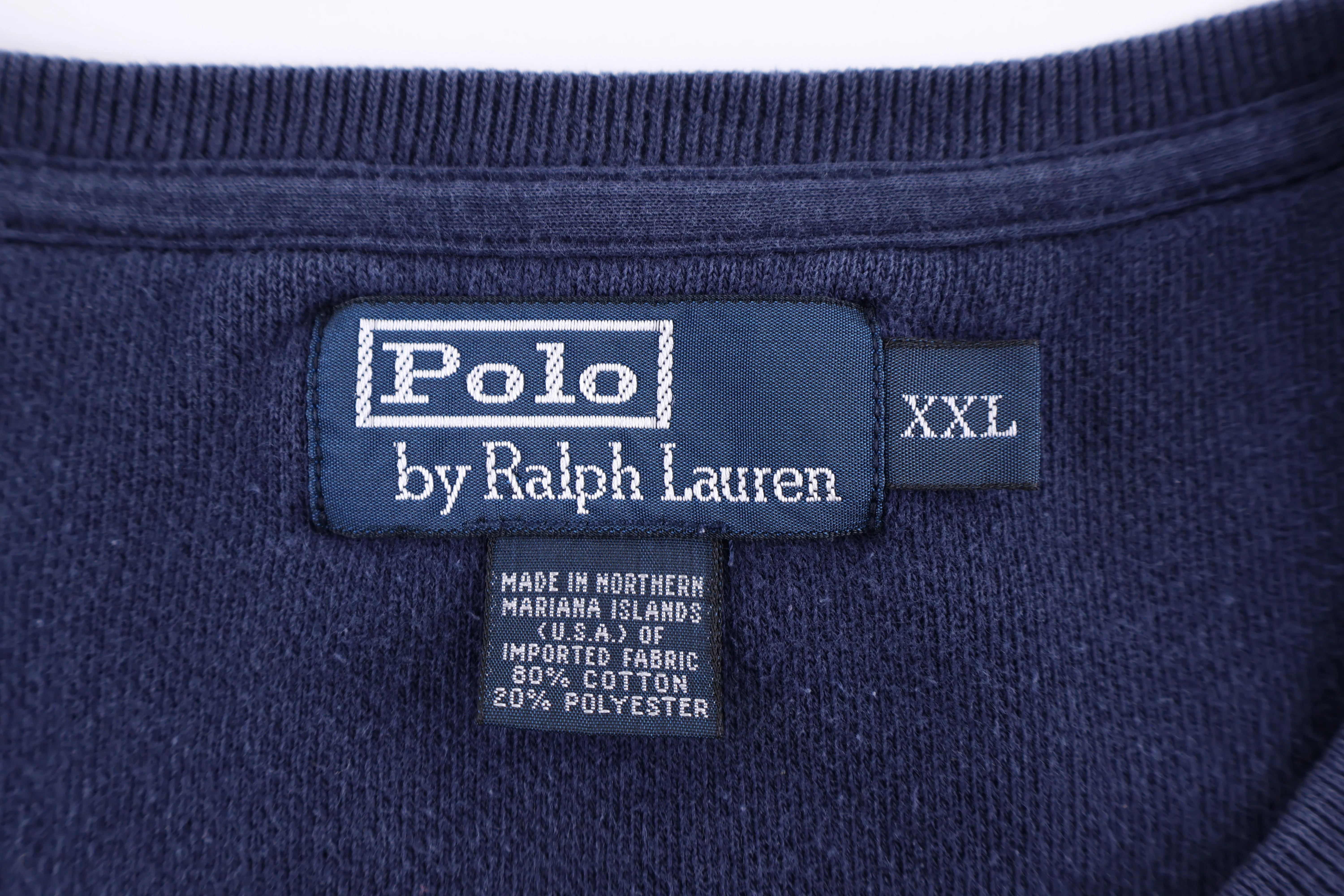 Polo by Ralph Lauren Embroidered Logo Blue Pullover Sweater - Image 3