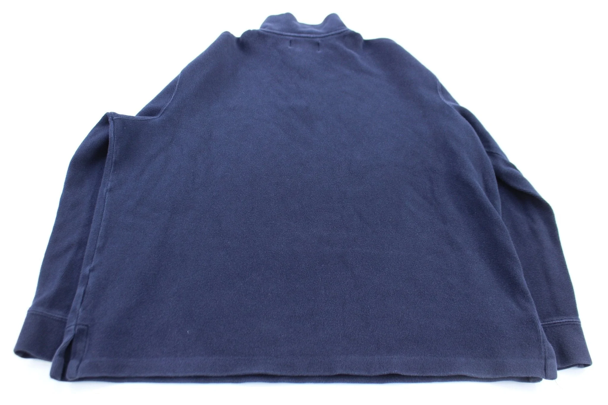 Polo by Ralph Lauren Embroidered Logo Blue Quarter Zip Sweater - Image 2
