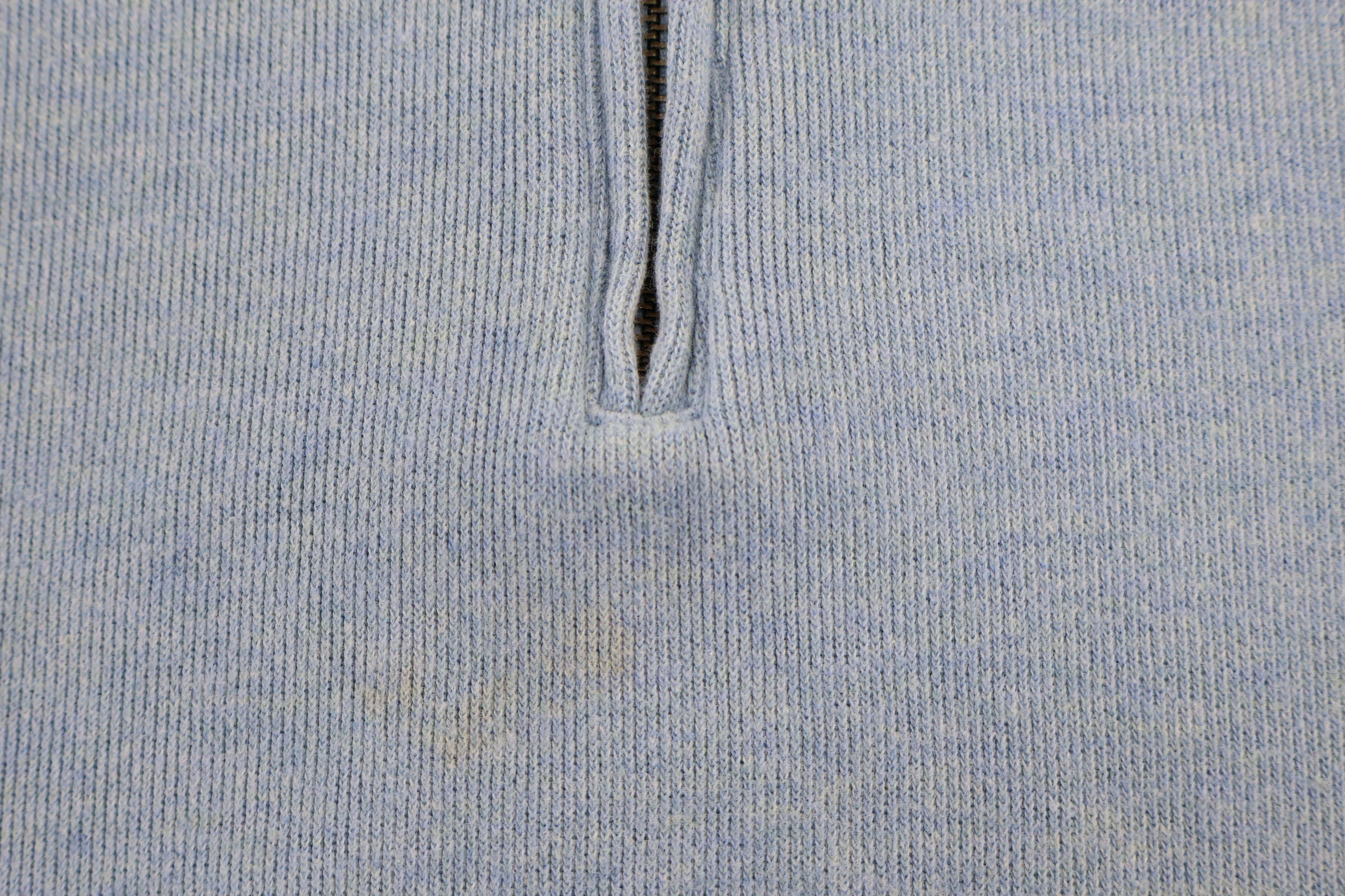 Polo by Ralph Lauren Embroidered Logo Blue Quarter Zip Sweater - Image 3