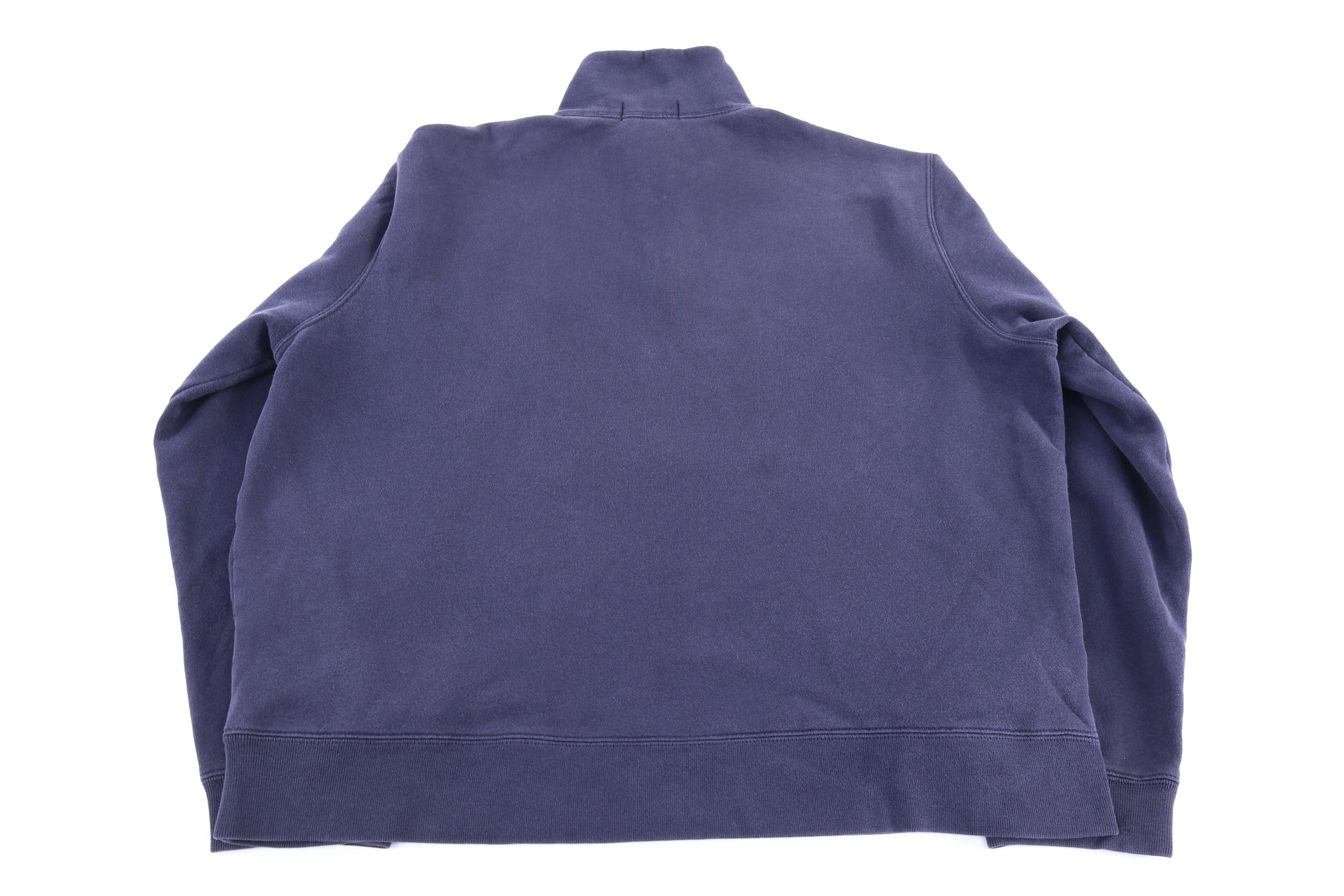 Polo by Ralph Lauren Embroidered Logo Blue Quarter Zip Sweater - Image 2