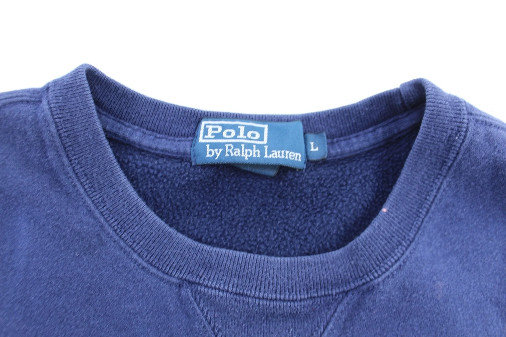 Polo by Ralph Lauren Embroidered Logo Blue Sweatshirt - Image 4