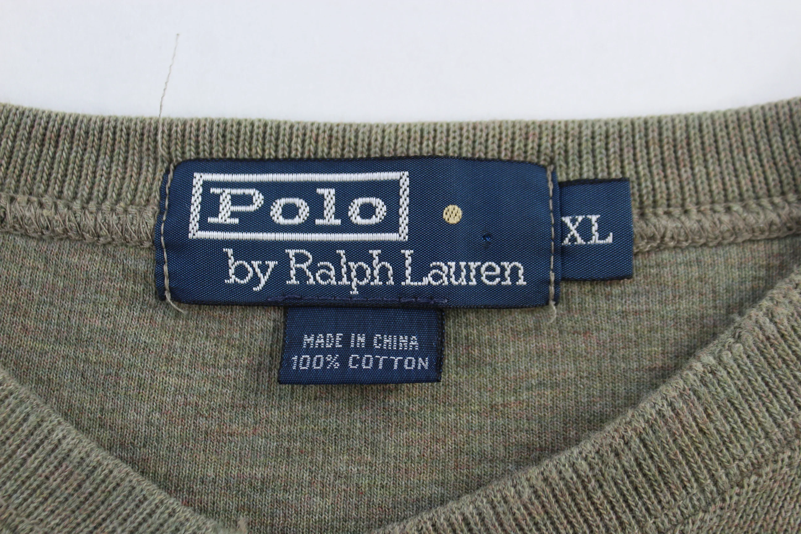 Polo by Ralph Lauren Embroidered Logo Green Sweater - Image 3