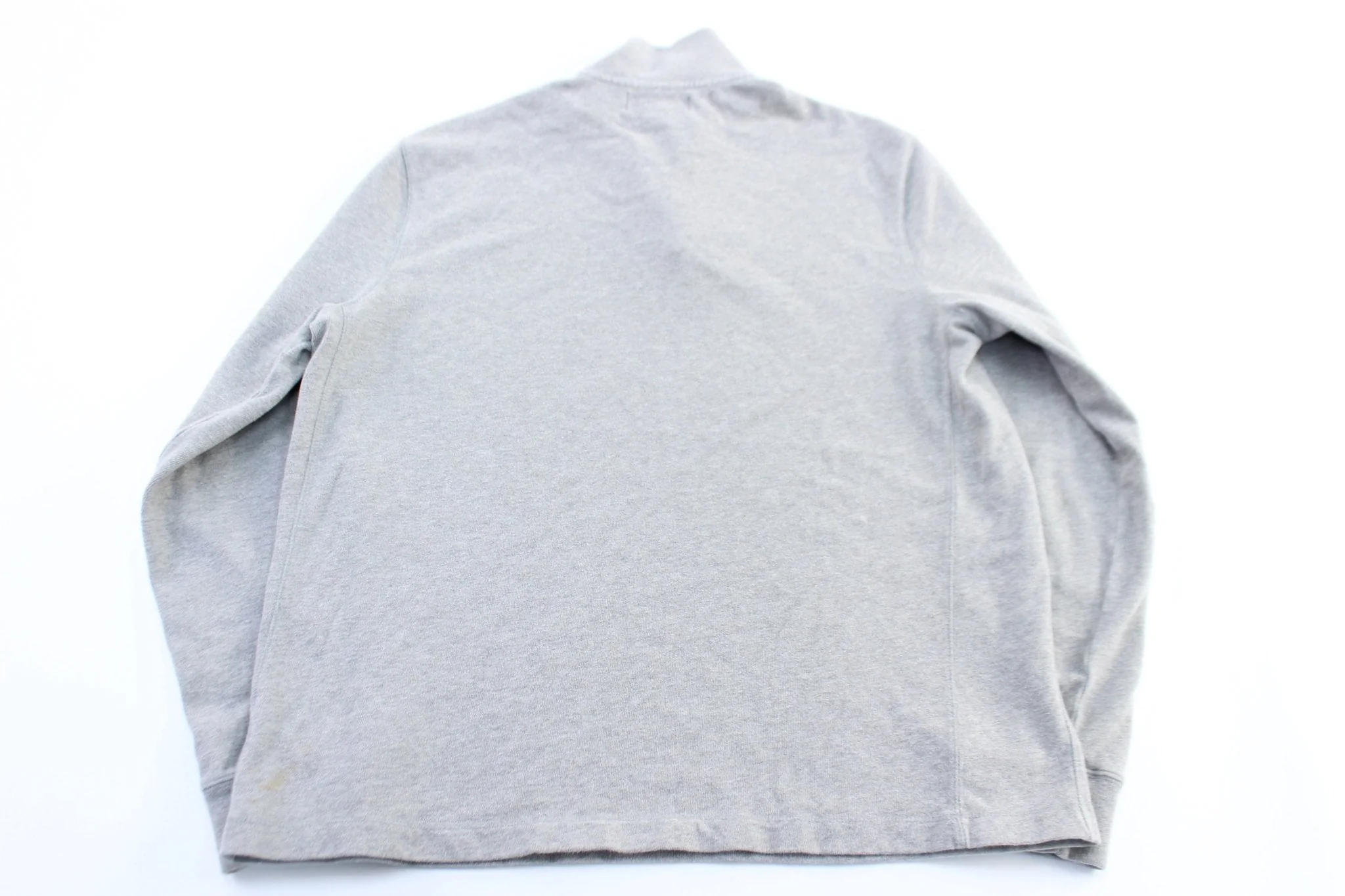 Polo by Ralph Lauren Embroidered Logo Grey Pullover Sweater - Image 2