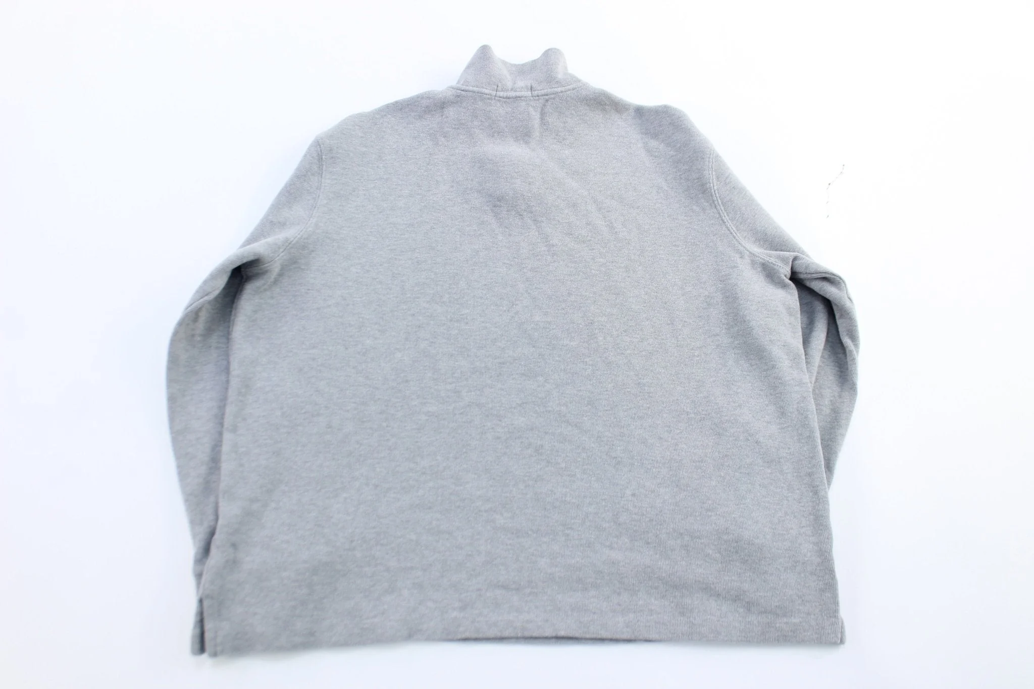 Polo by Ralph Lauren Embroidered Logo Grey Pullover Sweater - Image 2