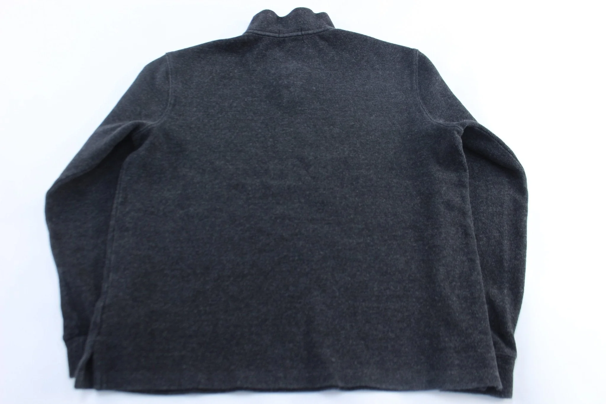 Polo by Ralph Lauren Embroidered Logo Grey Zip Up Sweater - Image 2