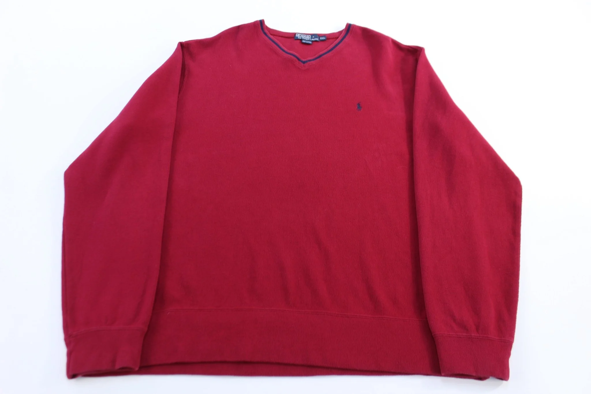 Polo by Ralph Lauren Embroidered Logo Maroon Sweater