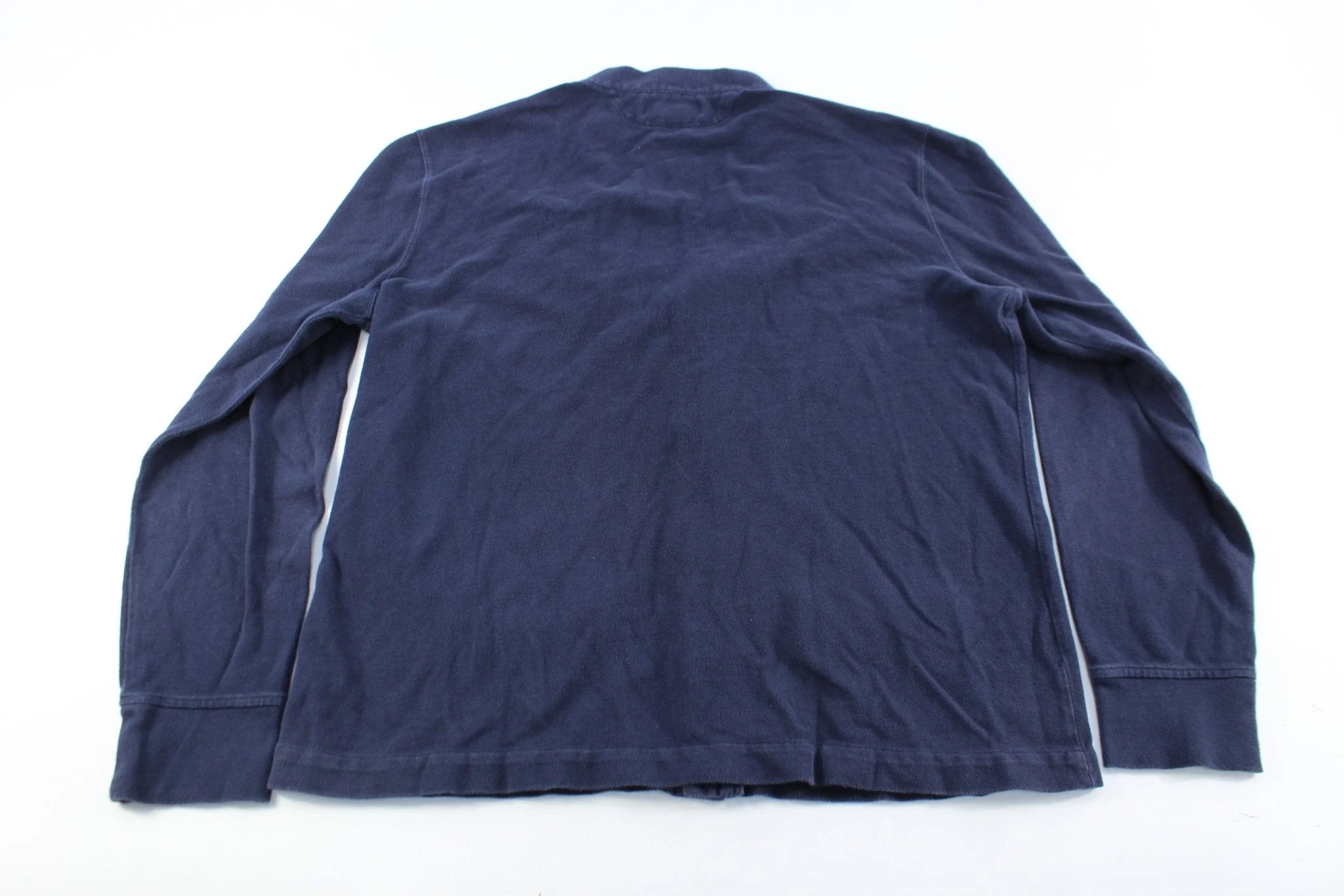 Polo by Ralph Lauren Embroidered Logo Navy Blue Cardigan - Image 2