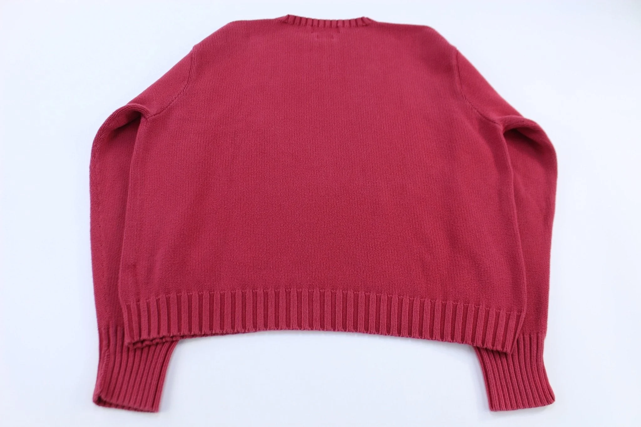Polo by Ralph Lauren Embroidered Logo Pink Knit Sweater - Image 2
