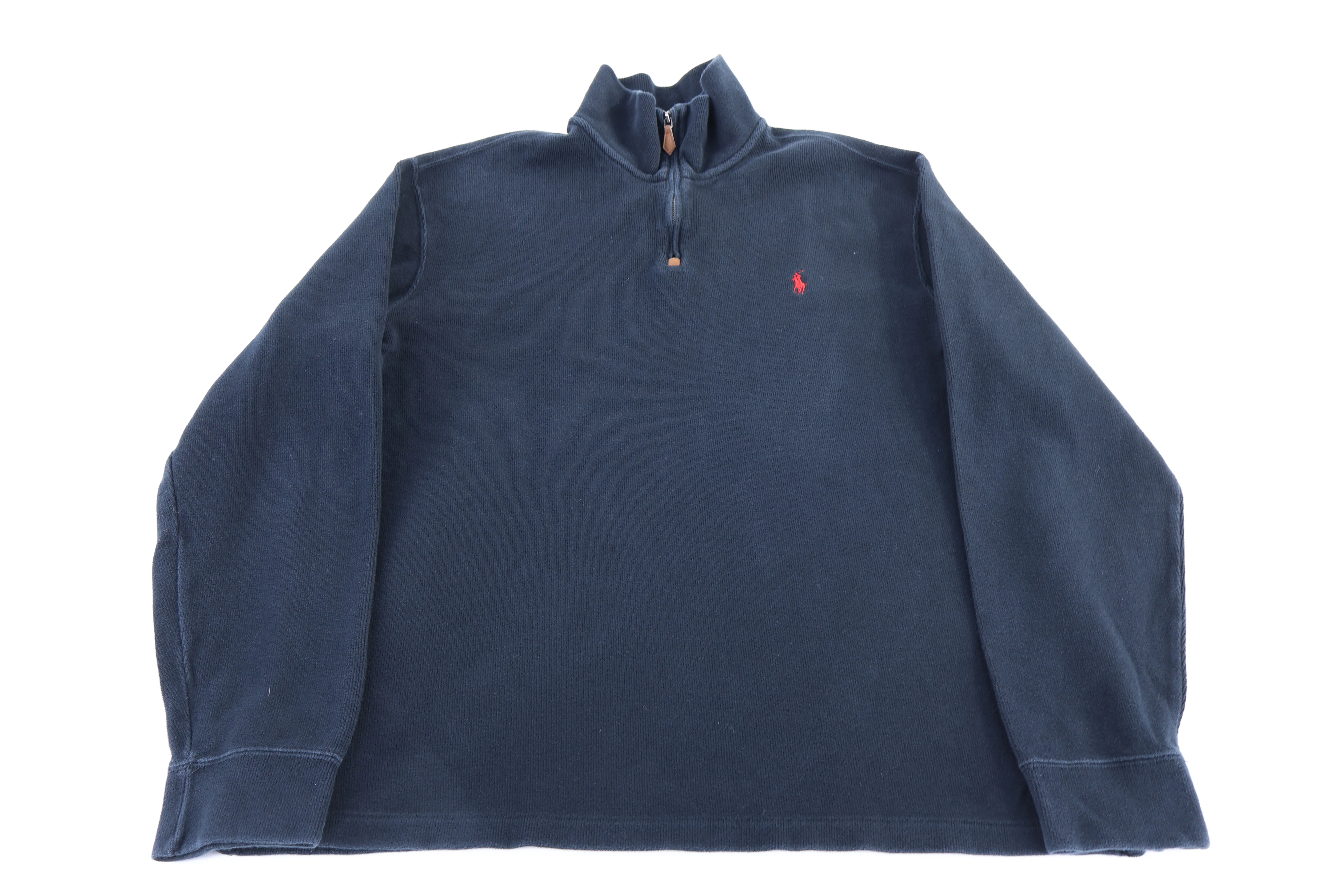 Polo by Ralph Lauren Embroidered Logo Quarter Zip Sweater