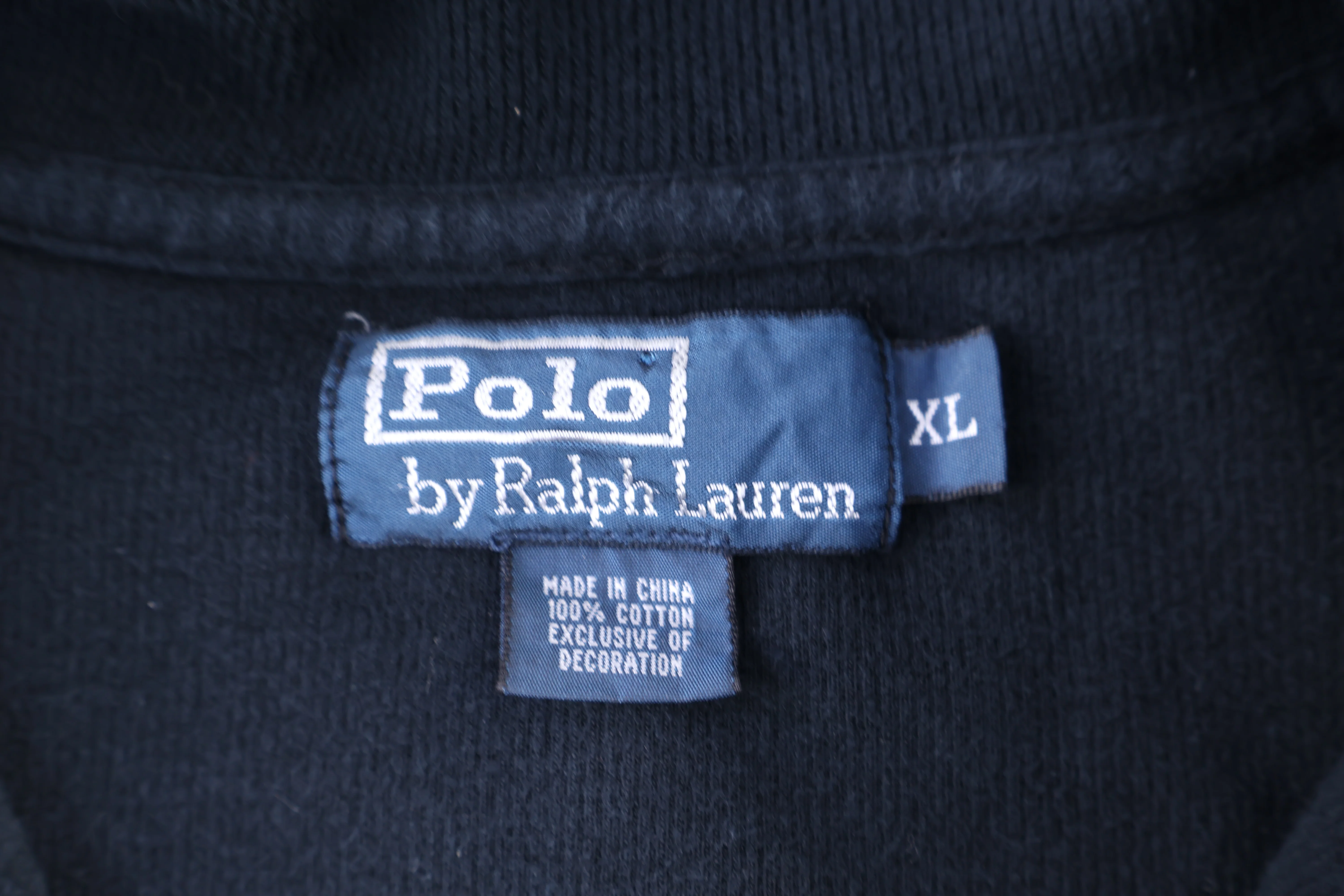 Polo by Ralph Lauren Embroidered Logo Quarter Zip Sweater - Image 3