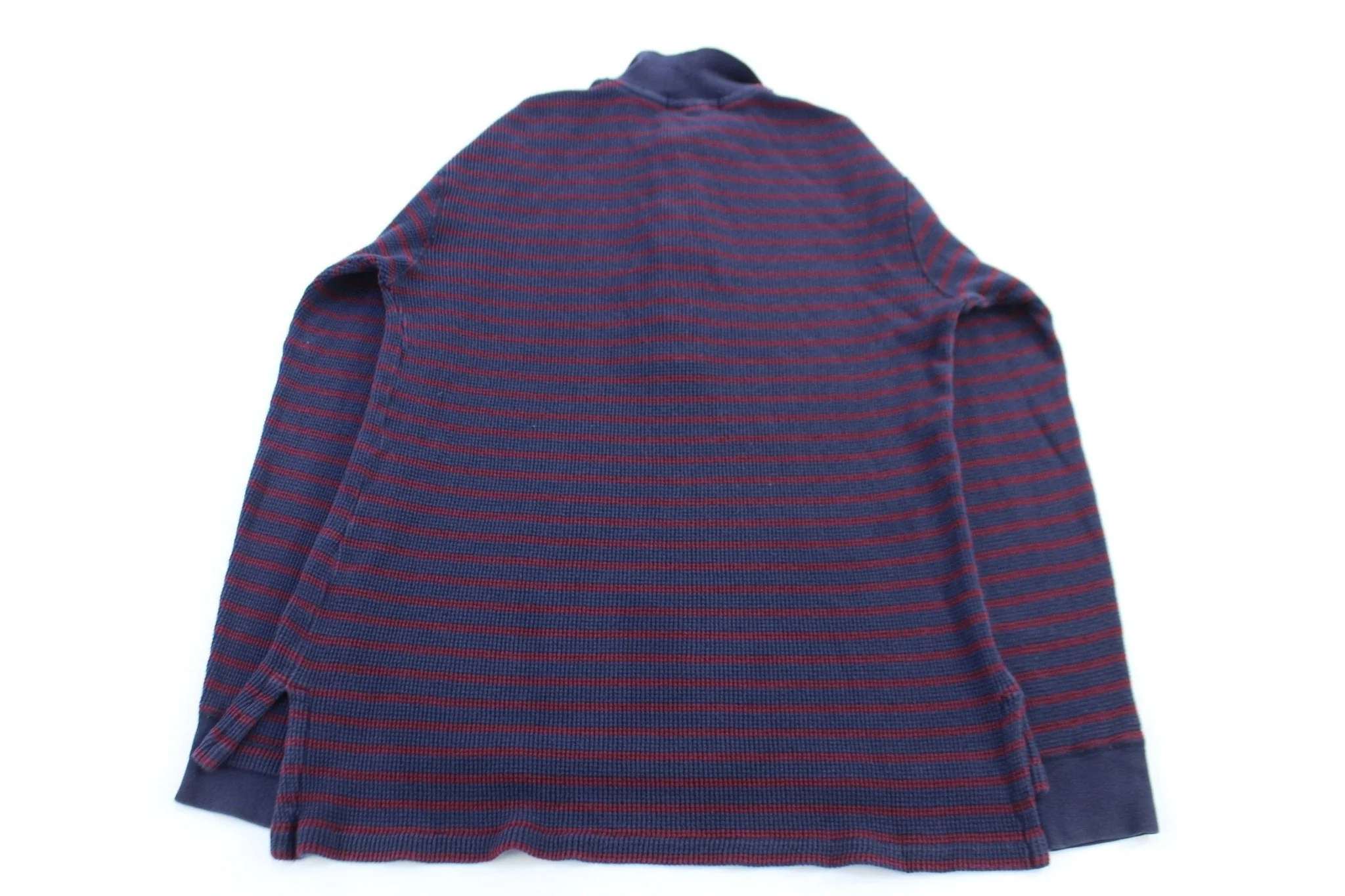 Polo by Ralph Lauren Embroidered Logo Red & Blue LS Button Up - Image 2
