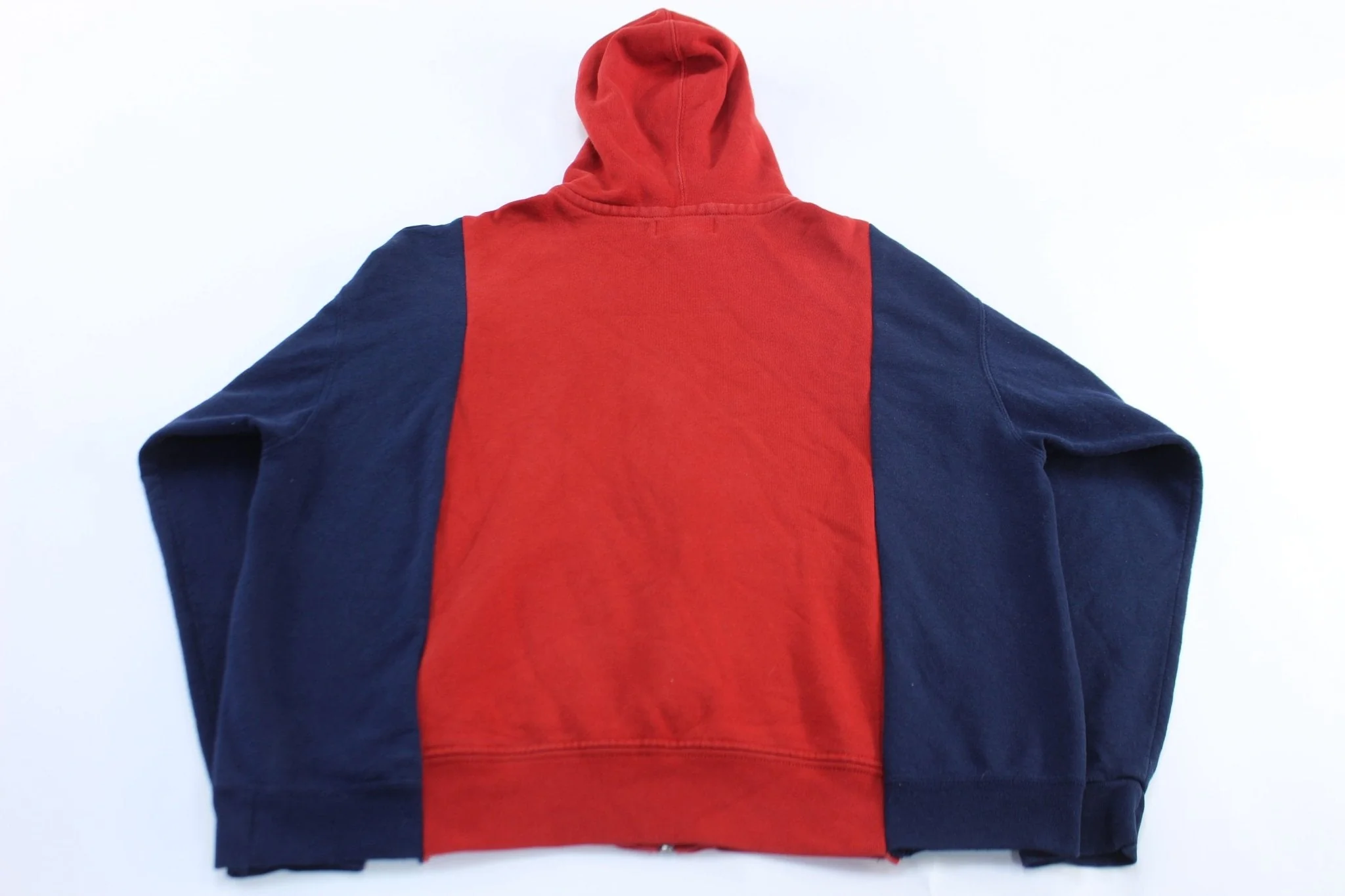 Polo by Ralph Lauren Embroidered Logo Red & Blue Zip Up Hoodie - Image 2