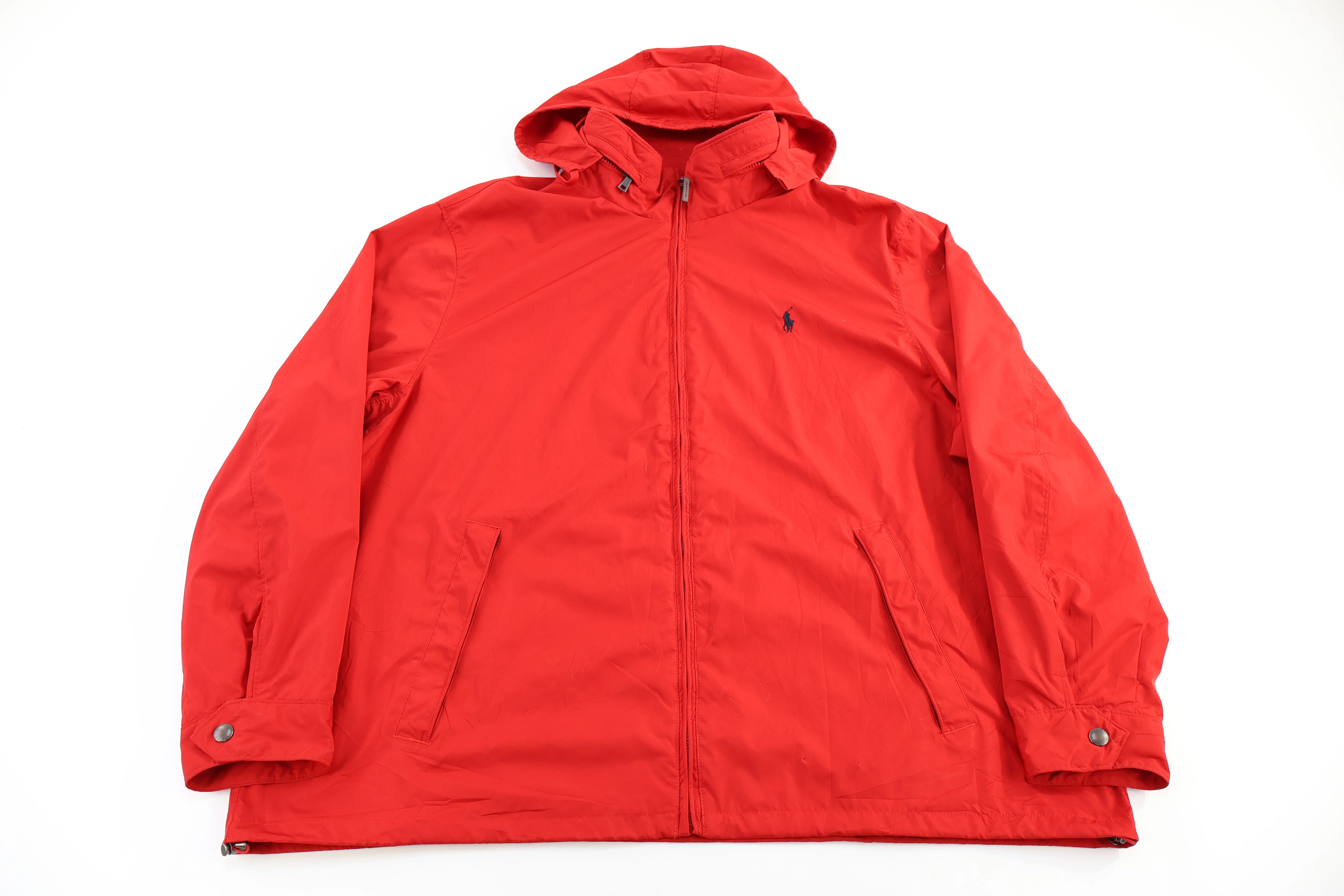 Polo by Ralph Lauren Embroidered Logo Red Full Zip Jacket
