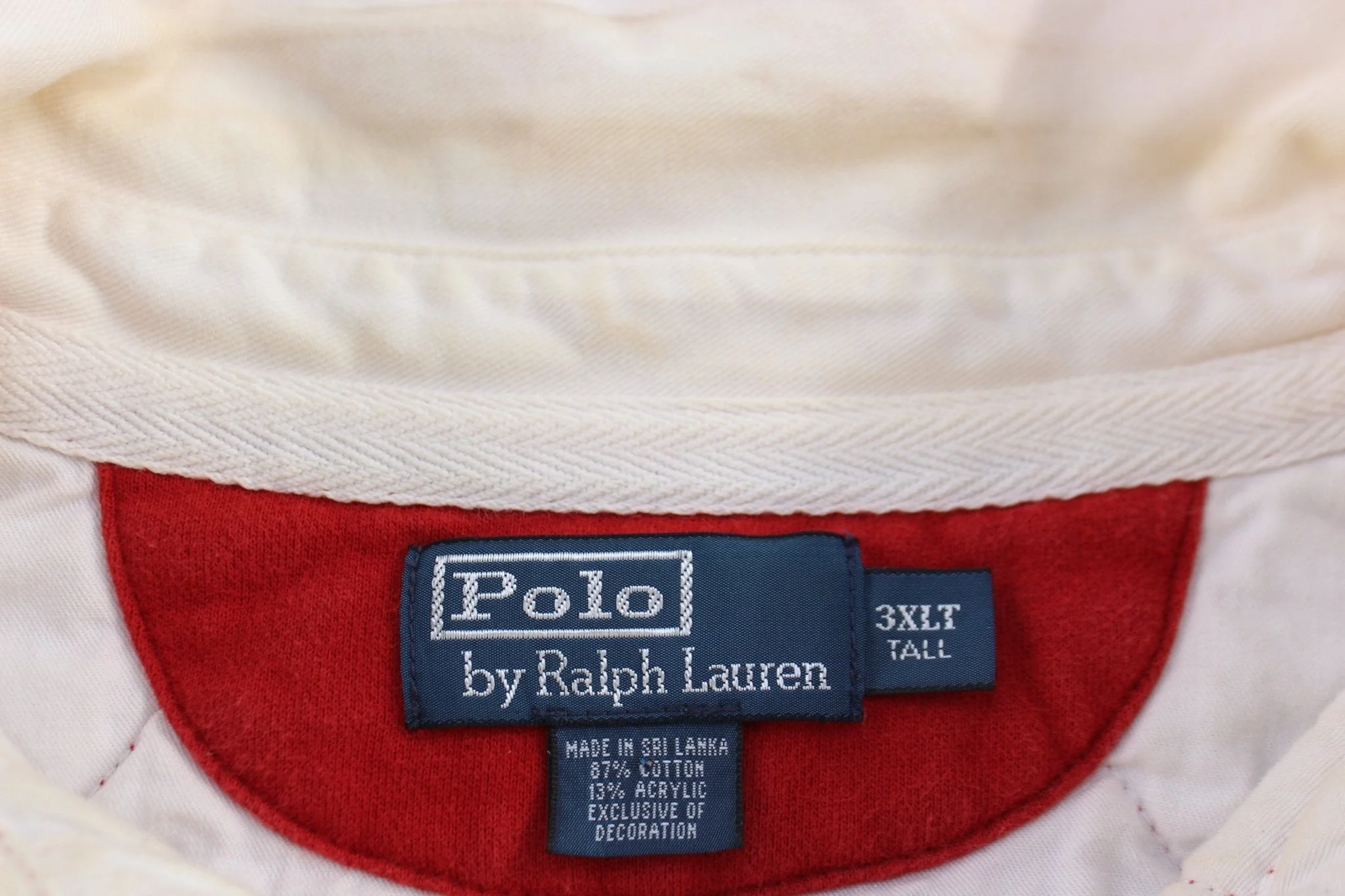 Polo by Ralph Lauren Embroidered Logo Red LS Button Up - Image 3