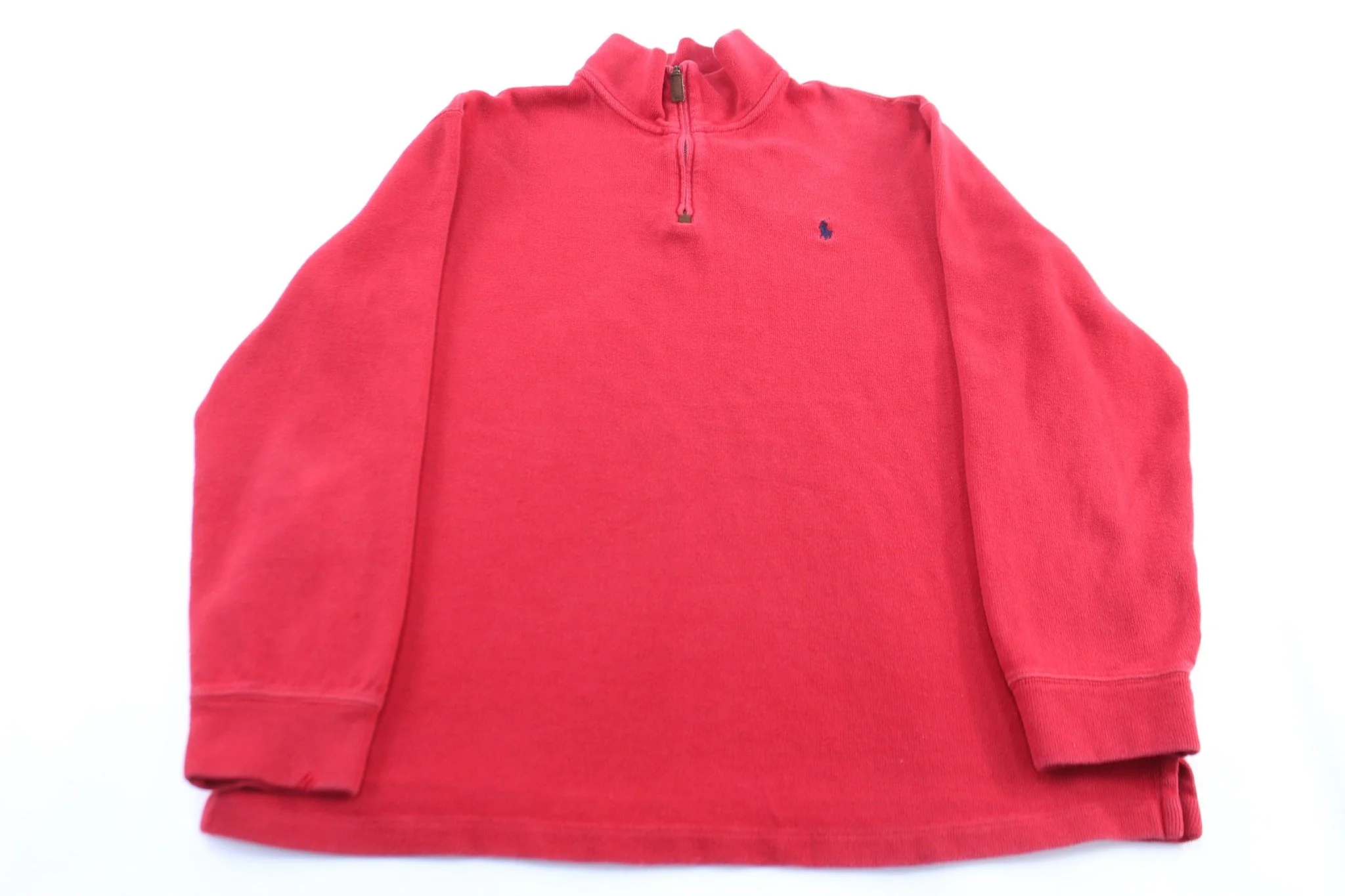 Polo by Ralph Lauren Embroidered Logo Red Pullover Sweater