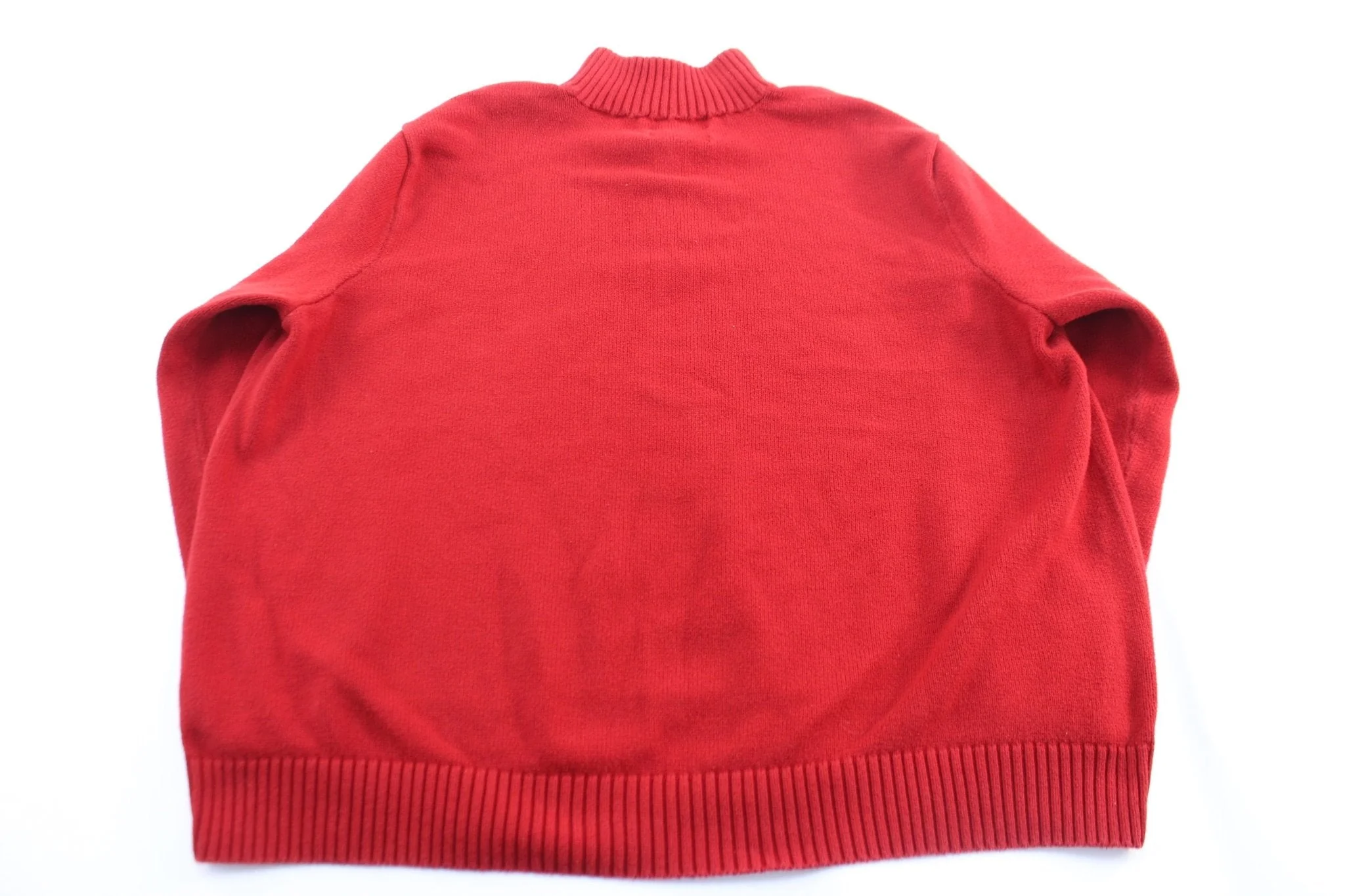 Polo by Ralph Lauren Embroidered Logo Red Pullover Sweater - Image 2