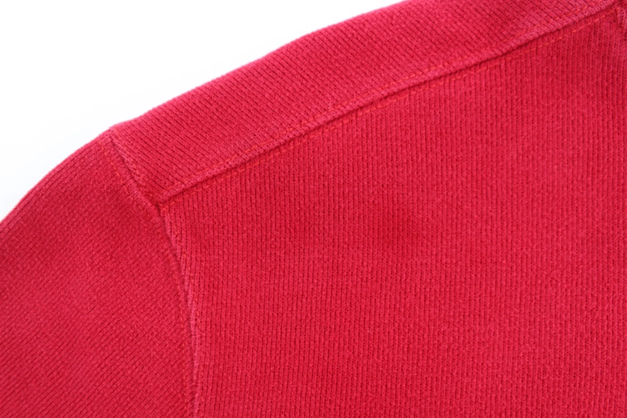 Polo by Ralph Lauren Embroidered Logo Red Quarter Zip Sweater - Image 4