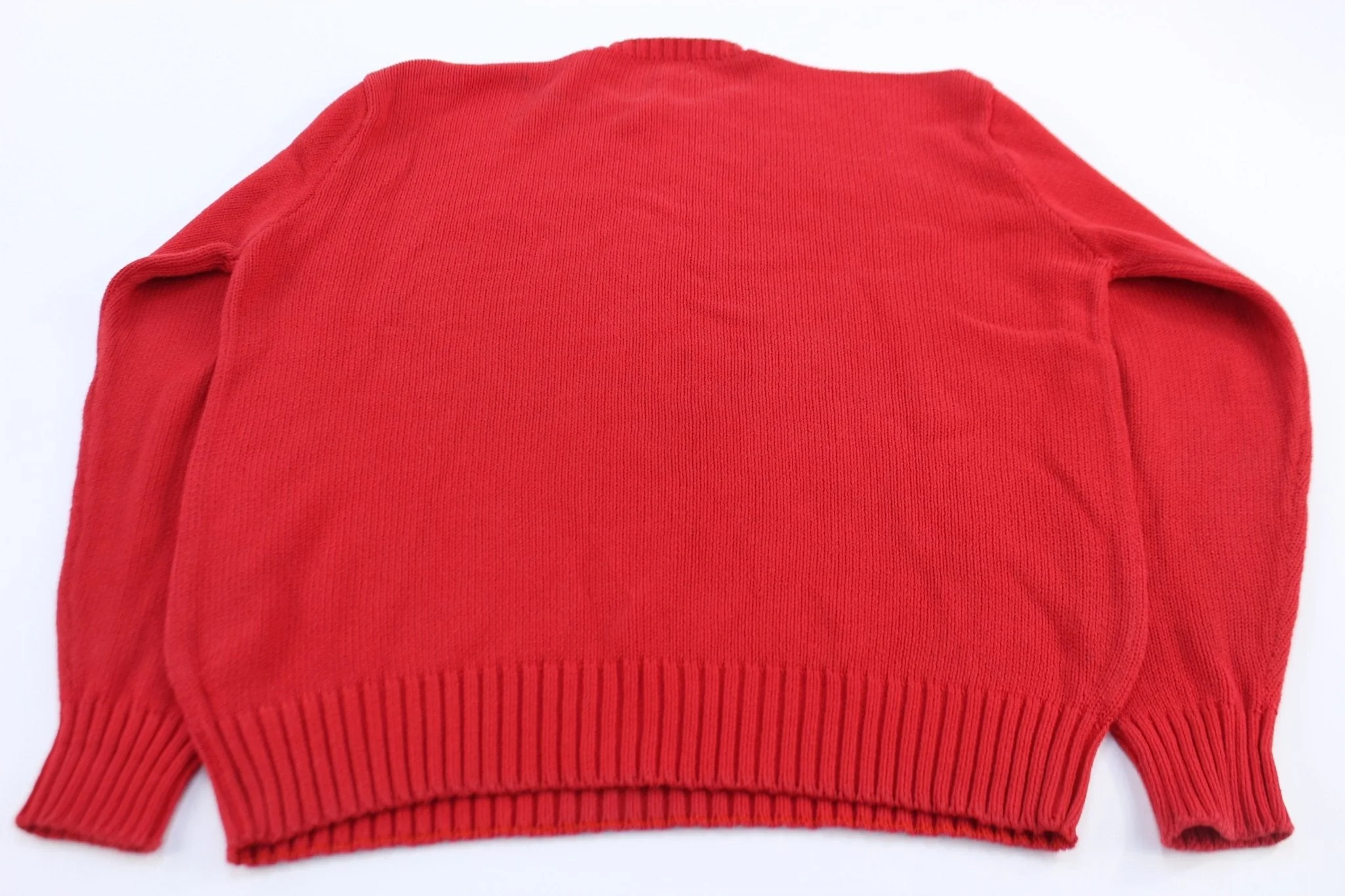 Polo by Ralph Lauren Embroidered Logo Red Sweater - Image 2