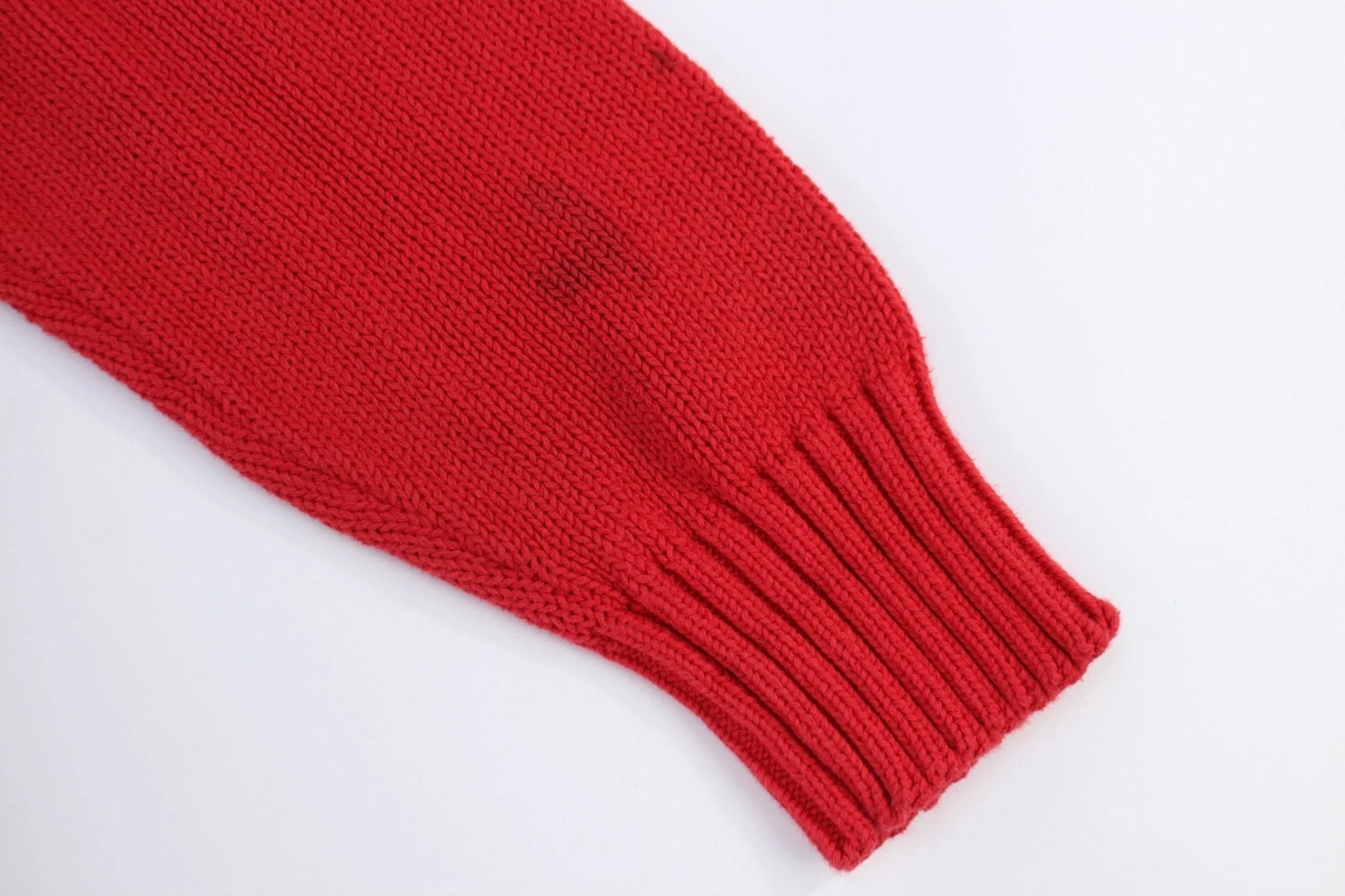Polo by Ralph Lauren Embroidered Logo Red Sweater - Image 4