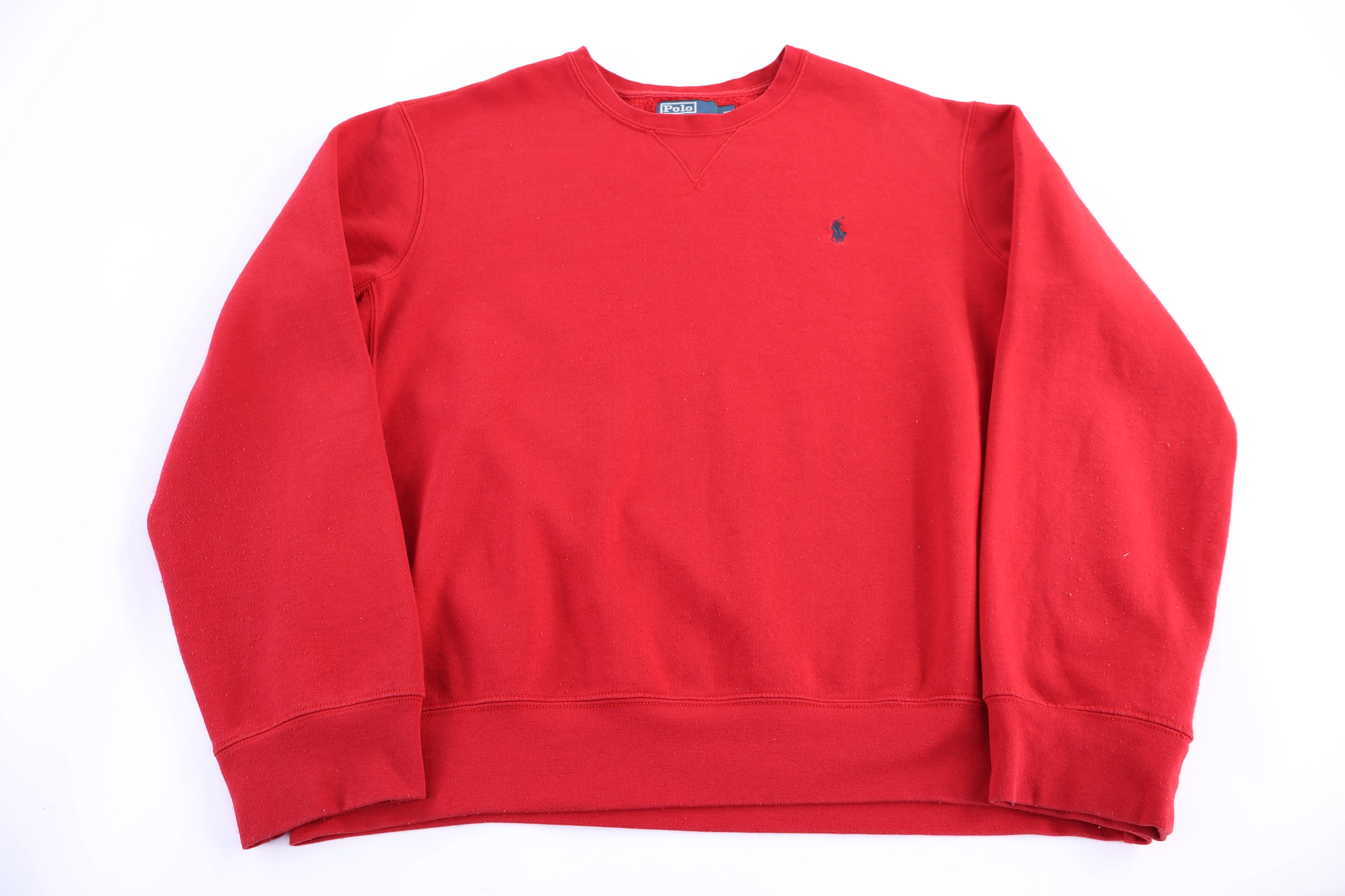 Polo by Ralph Lauren Embroidered Logo Red Sweatshirt