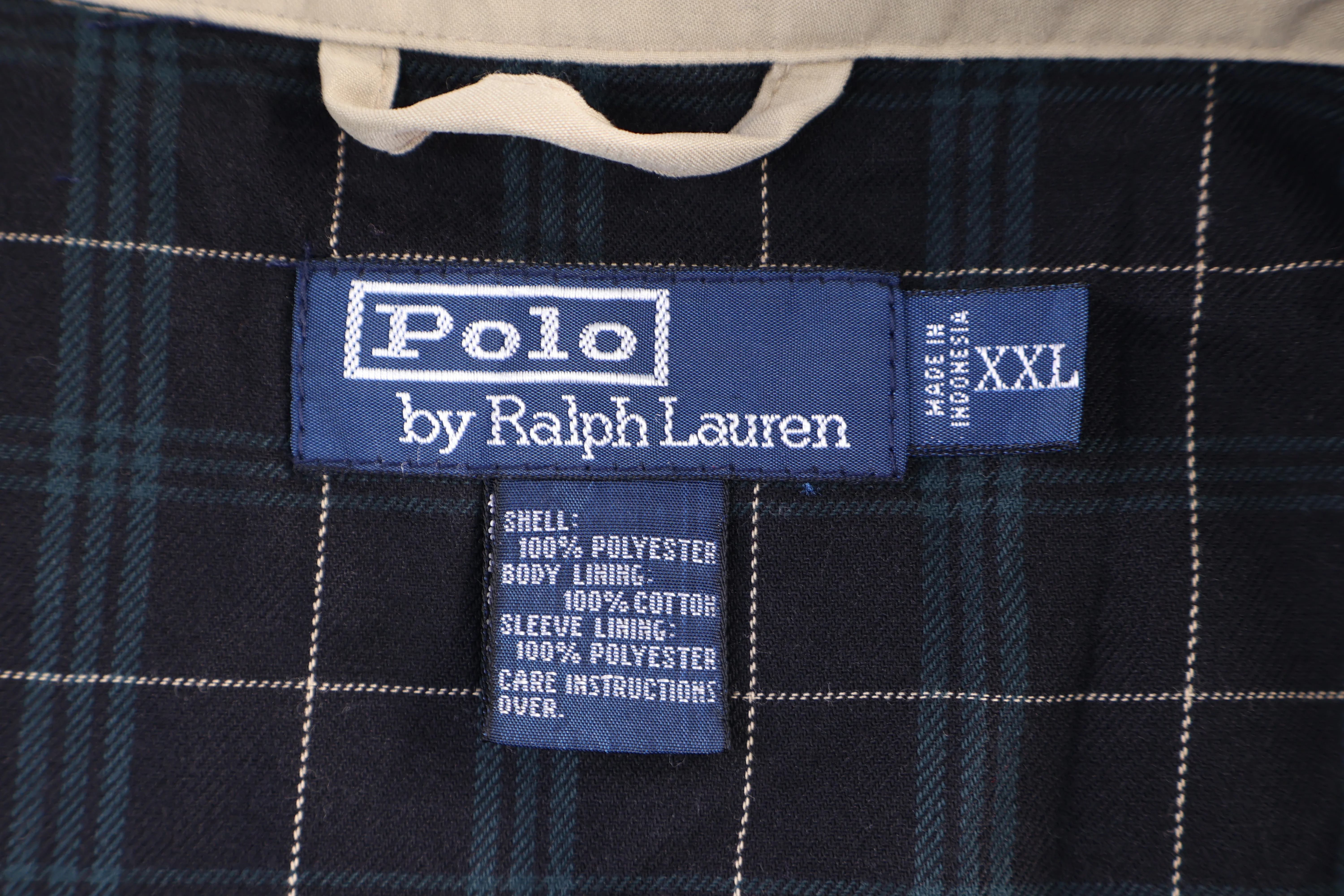 Polo by Ralph Lauren Embroidered Logo Tan Full Zip Jacket - Image 3