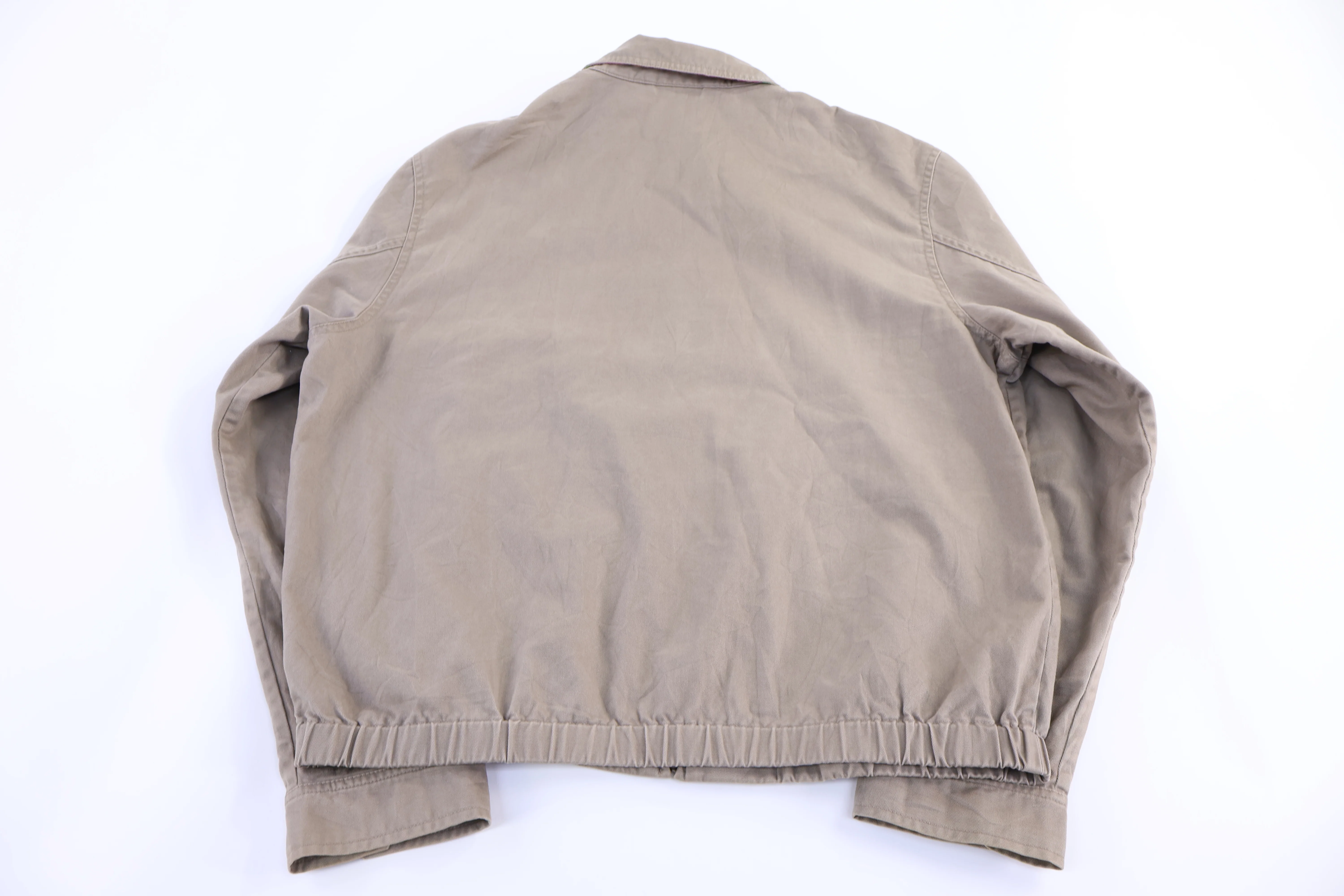 Polo by Ralph Lauren Embroidered Logo Tan Full Zip Jacket - Image 2
