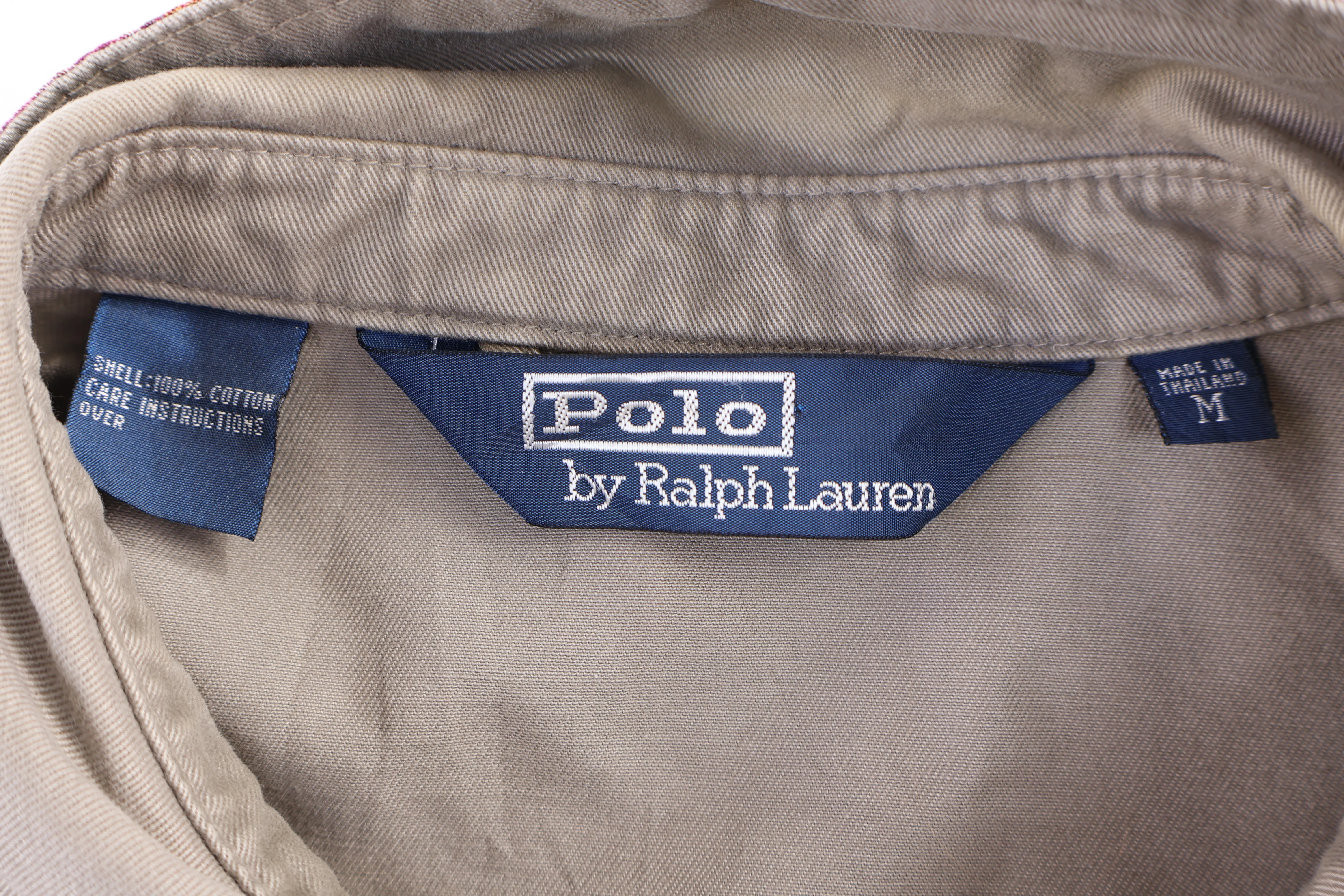 Polo by Ralph Lauren Embroidered Logo Tan Full Zip Jacket - Image 4