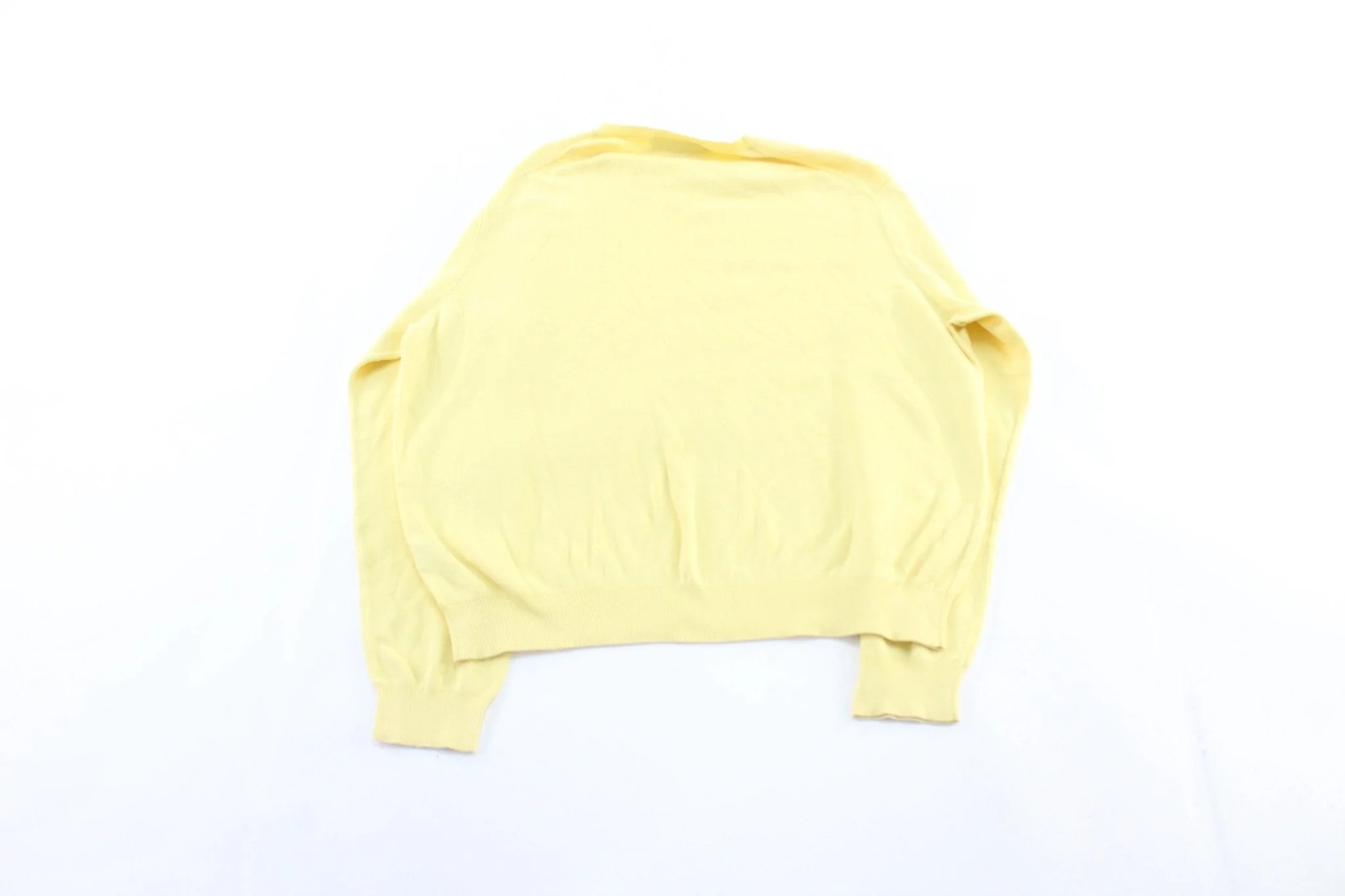 Polo by Ralph Lauren Embroidered Logo Yellow Sweater - Image 2
