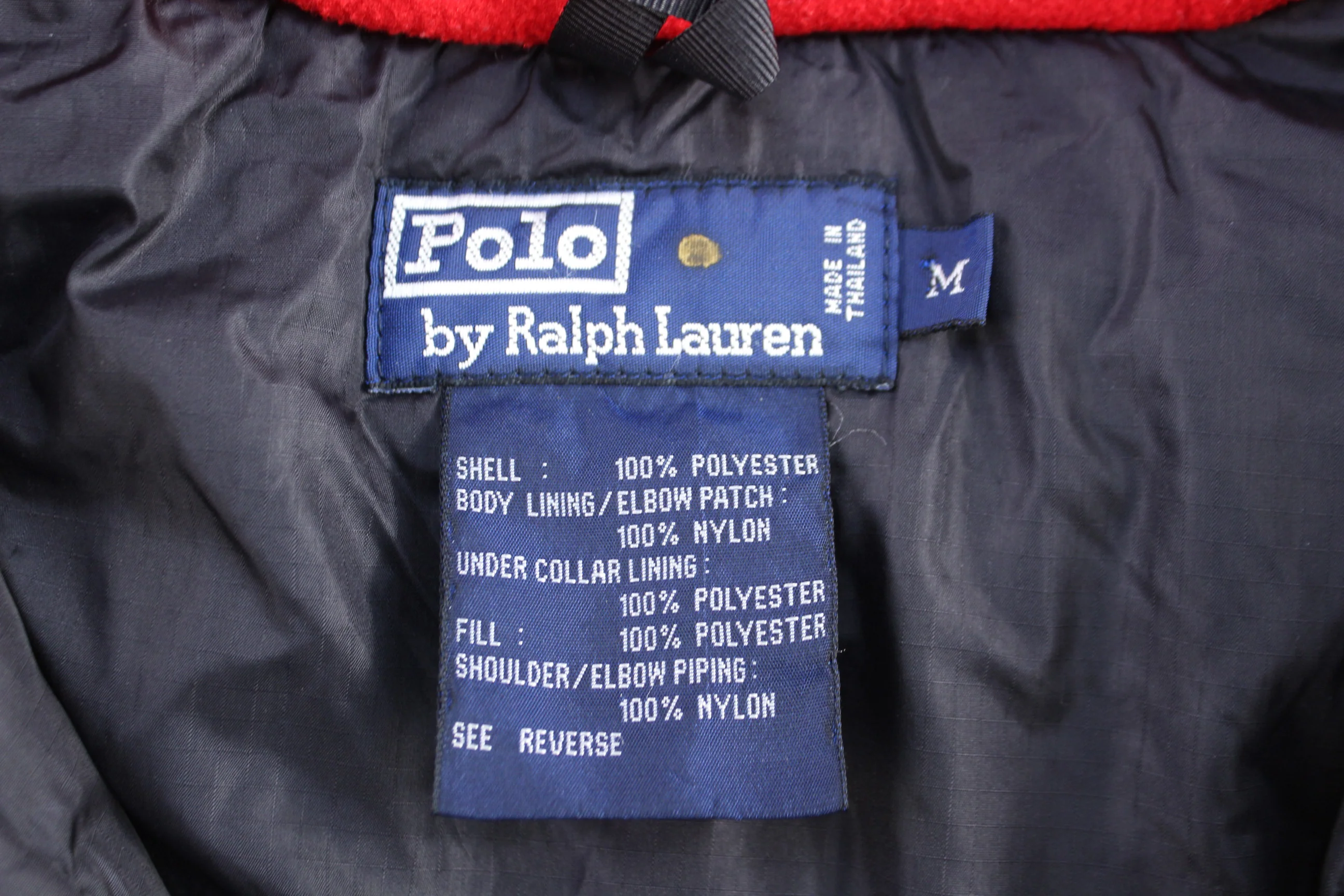 Polo by Ralph Lauren Full Zip Black Insulated Jacket - Image 3