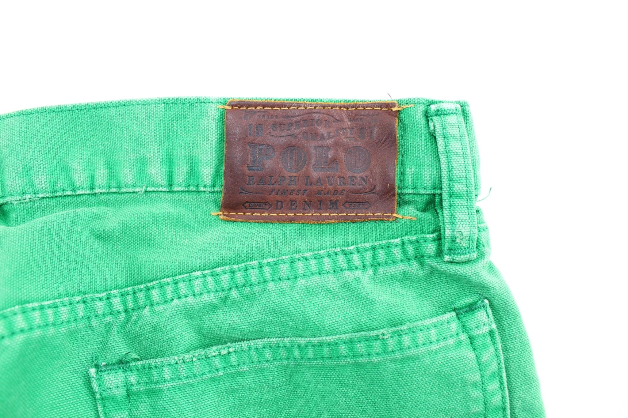 Polo by Ralph Lauren Green Wash Denim Jeans - Image 3
