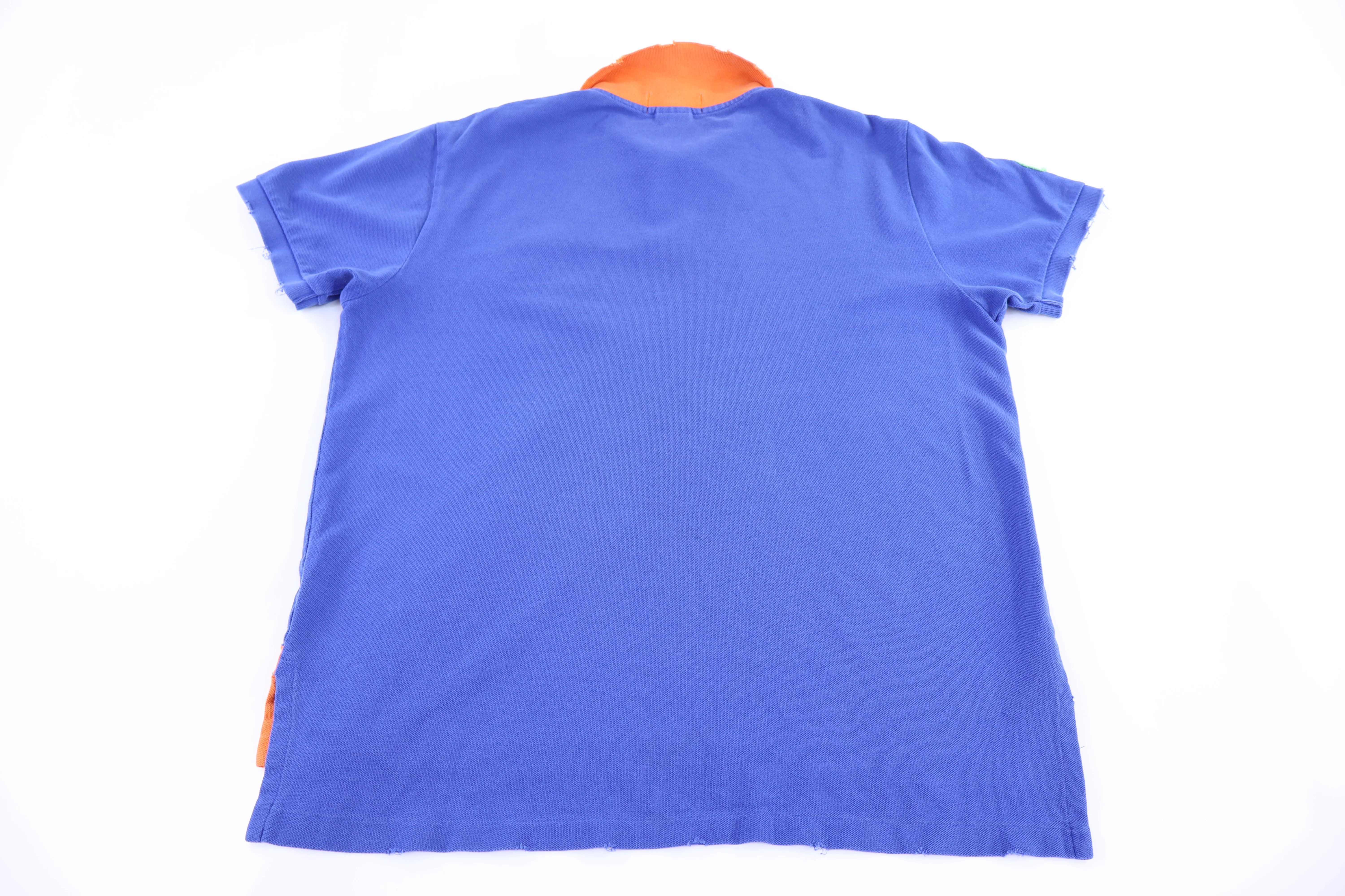 Polo by Ralph Lauren Orange & Blue Button Up - Image 2
