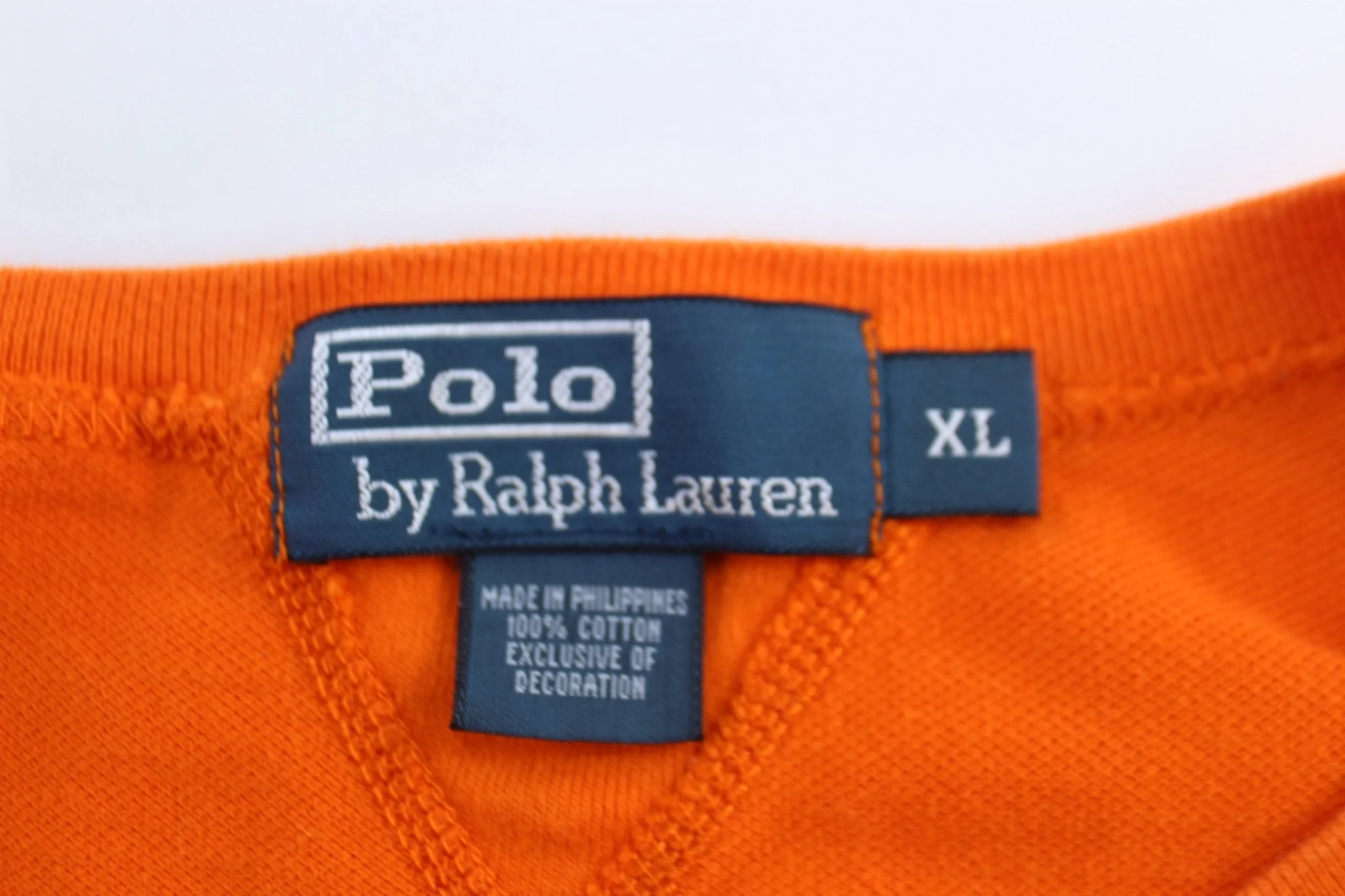 Polo by Ralph Lauren Orange Pullover Sweater - Image 3