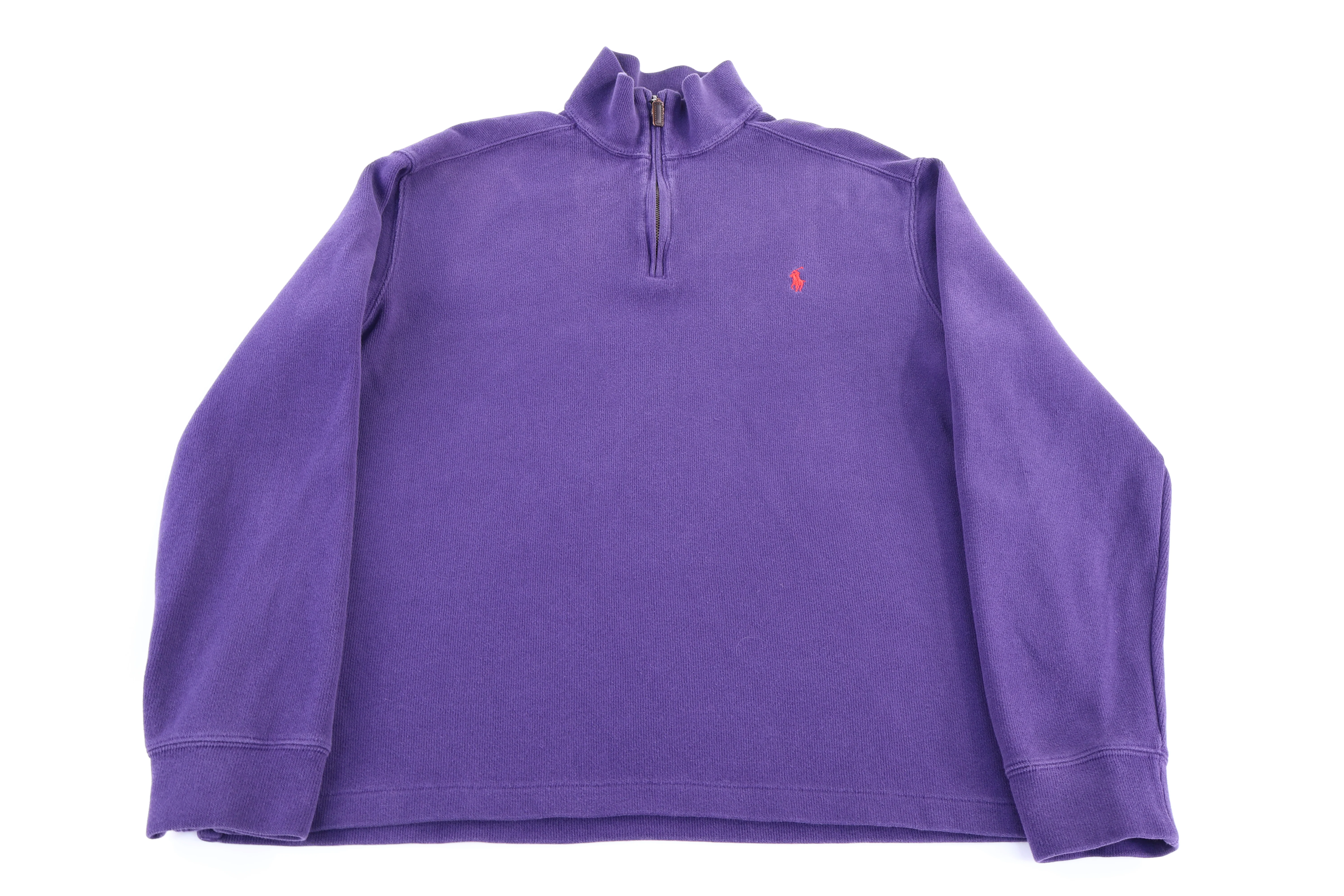 Polo by Ralph Lauren Purple Quarter Zip Sweater