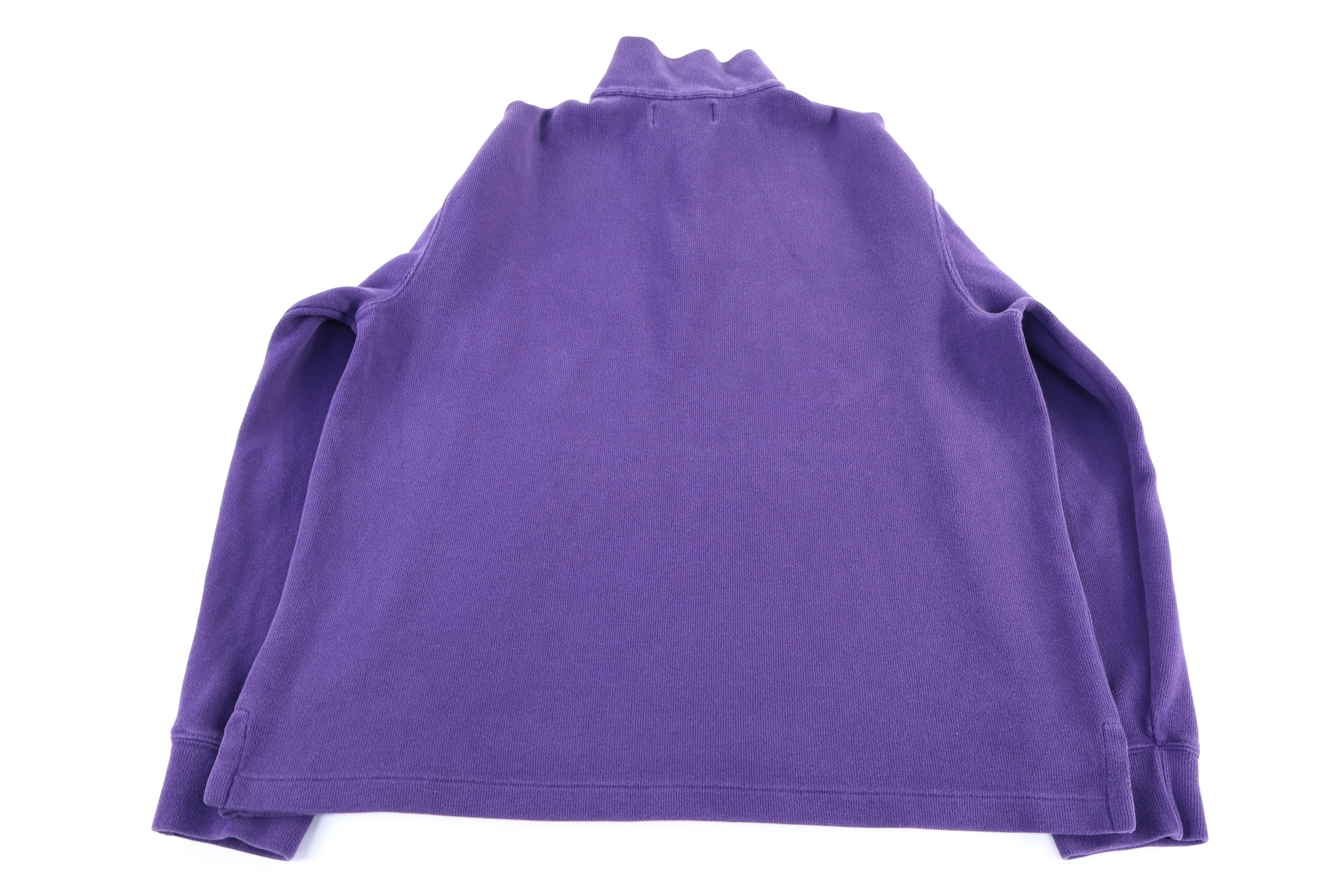 Polo by Ralph Lauren Purple Quarter Zip Sweater - Image 2