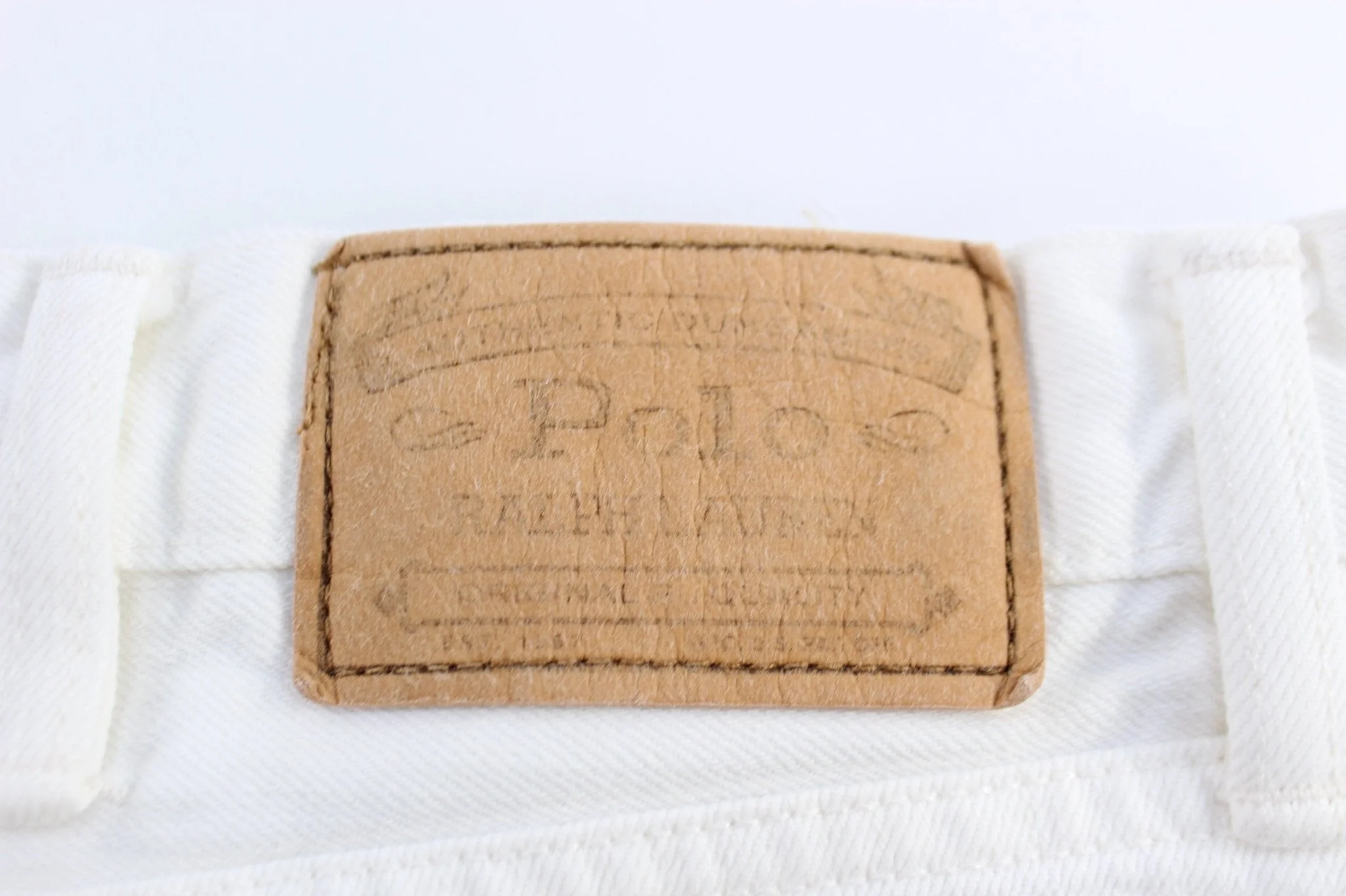 Polo by Ralph Lauren White Denim Pants - Image 3