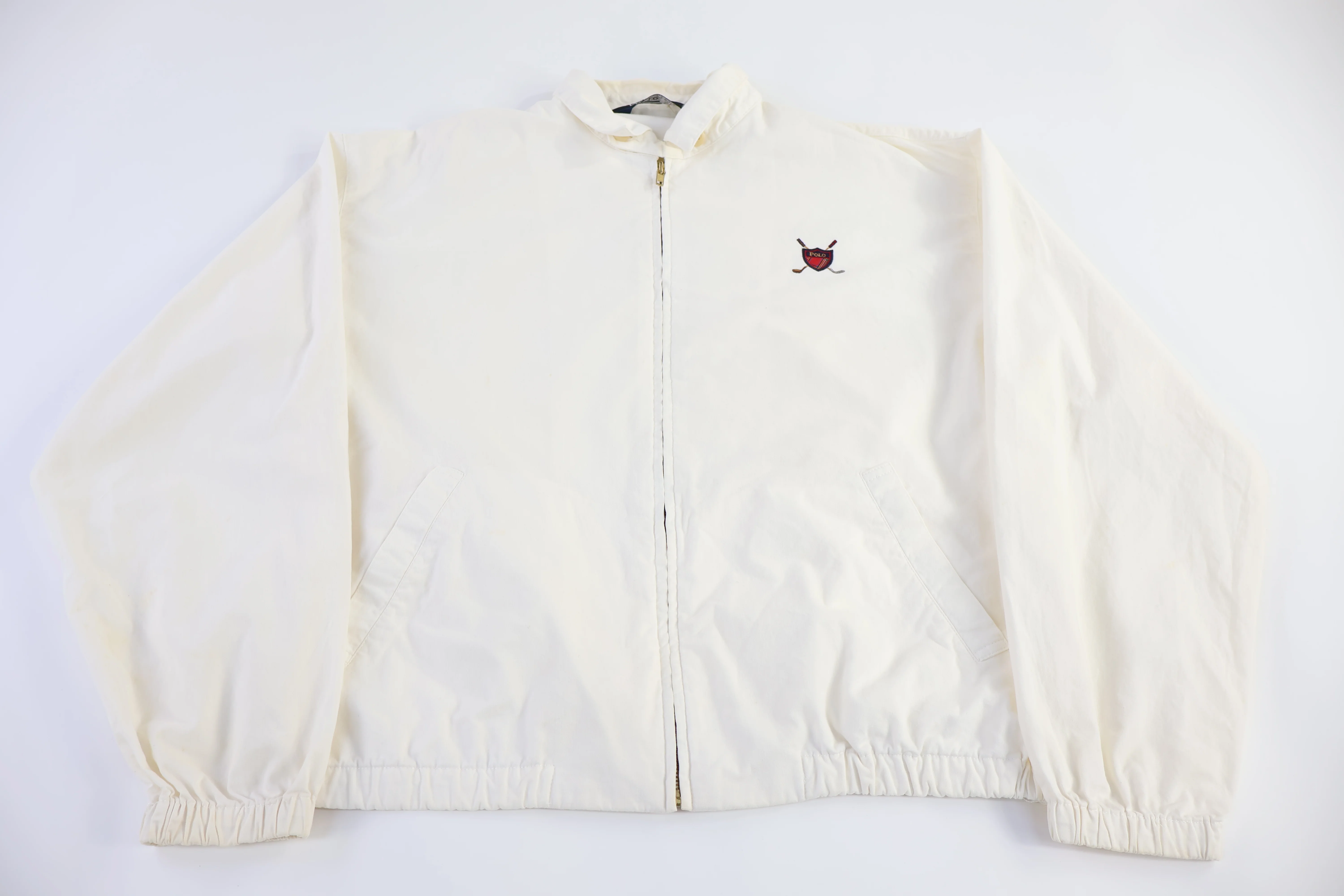 Polo by Ralph Lauren White Full Zip Jacket